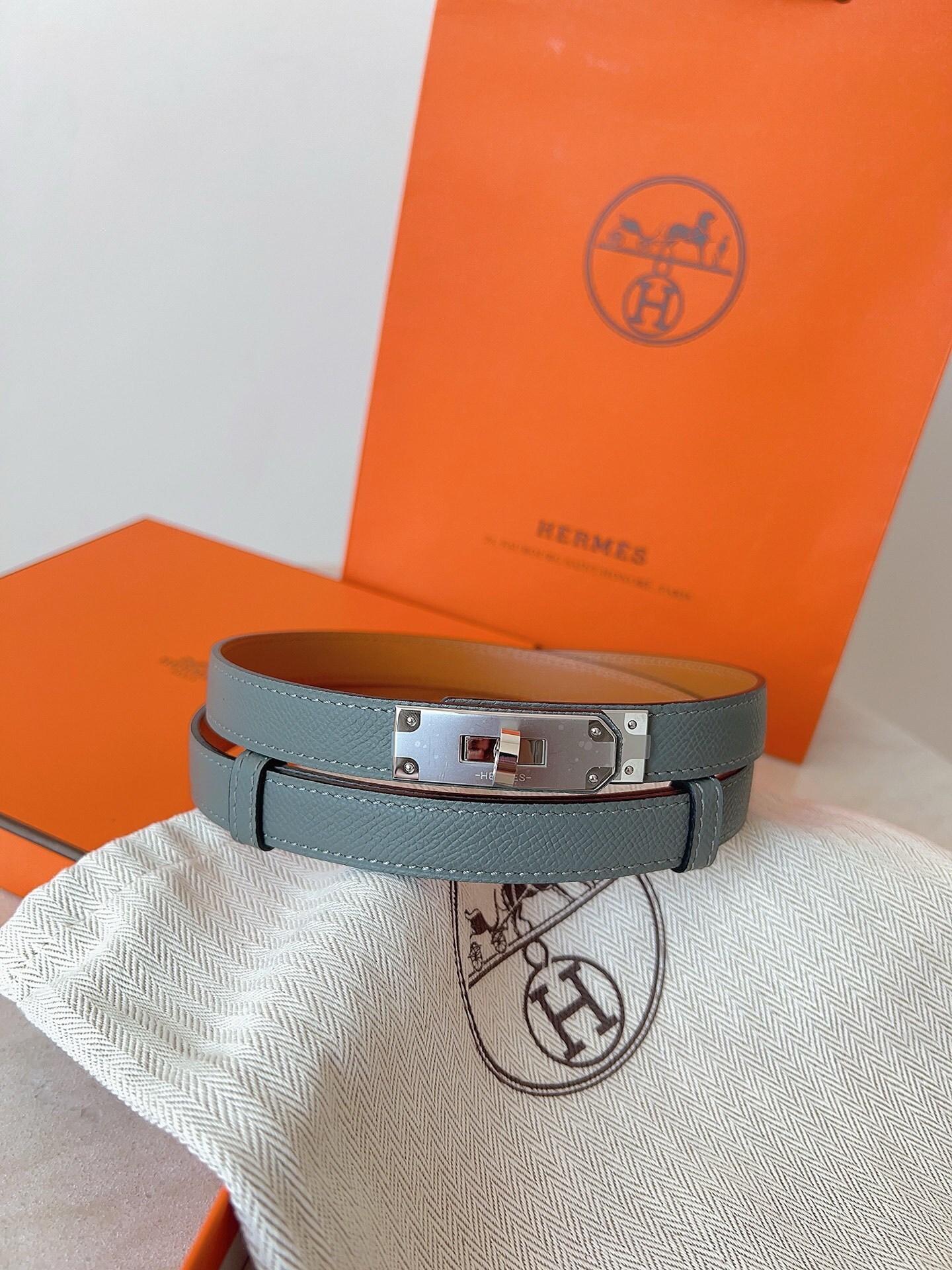 Hermès Kelly Double Tour Bracelet - Epsom Leather & Gold Hardware