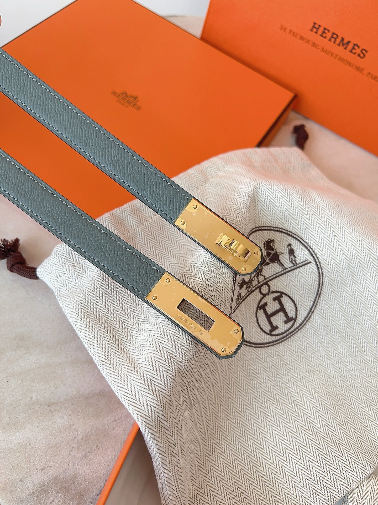 Hermès Kelly Double Tour Bracelet - Epsom Leather & Gold Hardware