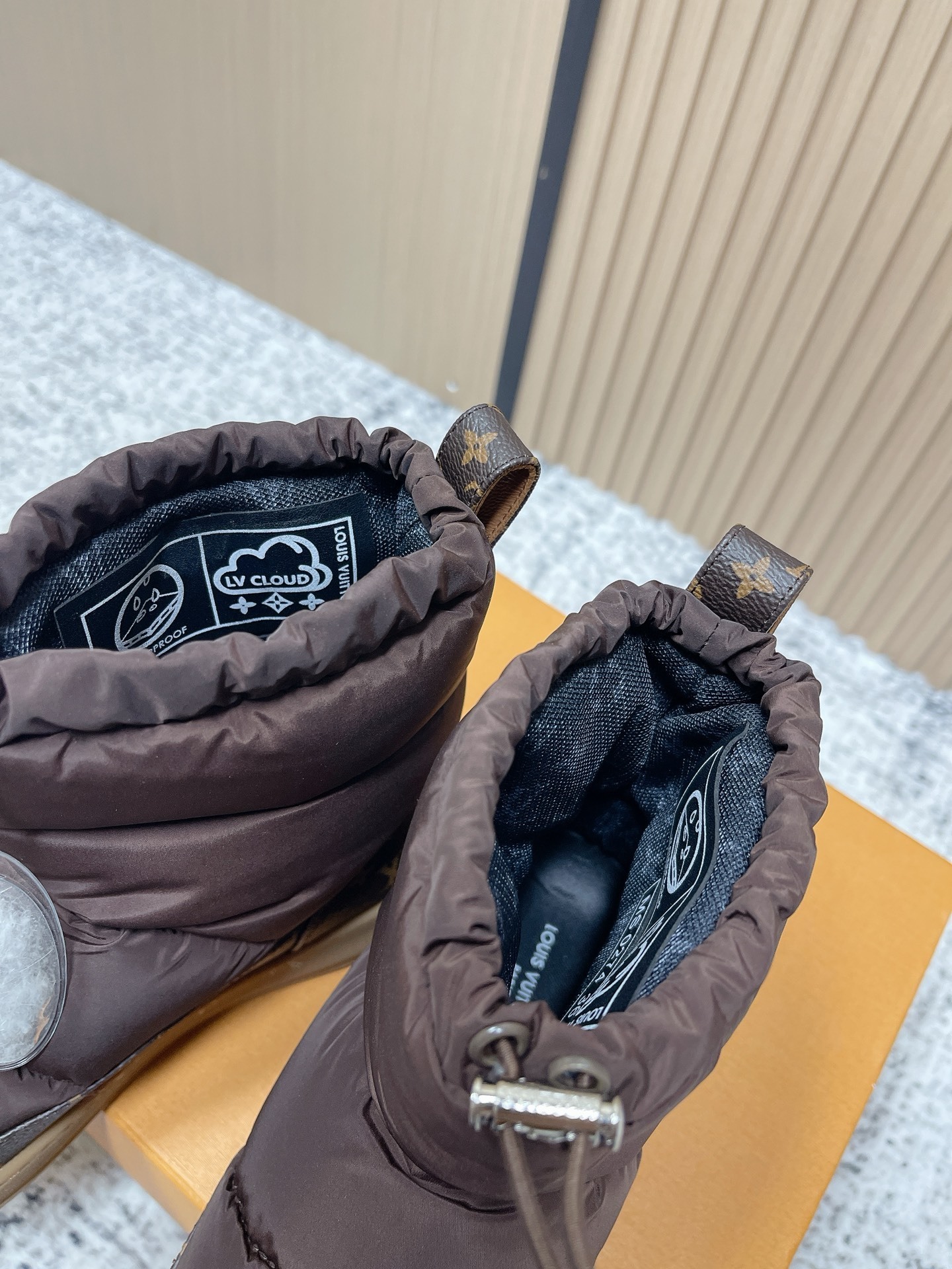 Louis Vuitton Pillow Comfort Puffer Boots - Brown Monogram