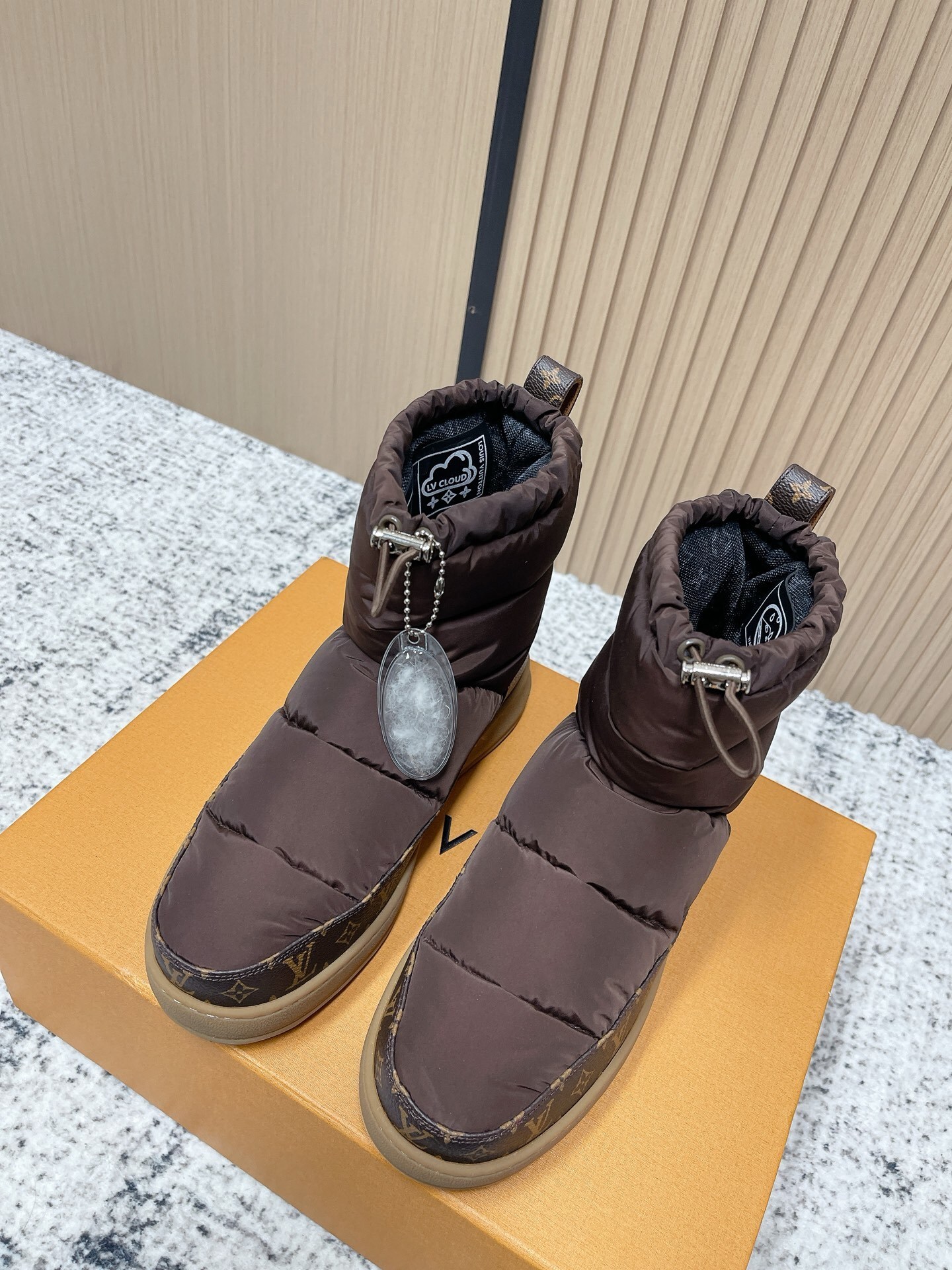 Louis Vuitton Pillow Comfort Puffer Boots – Brown Monogram