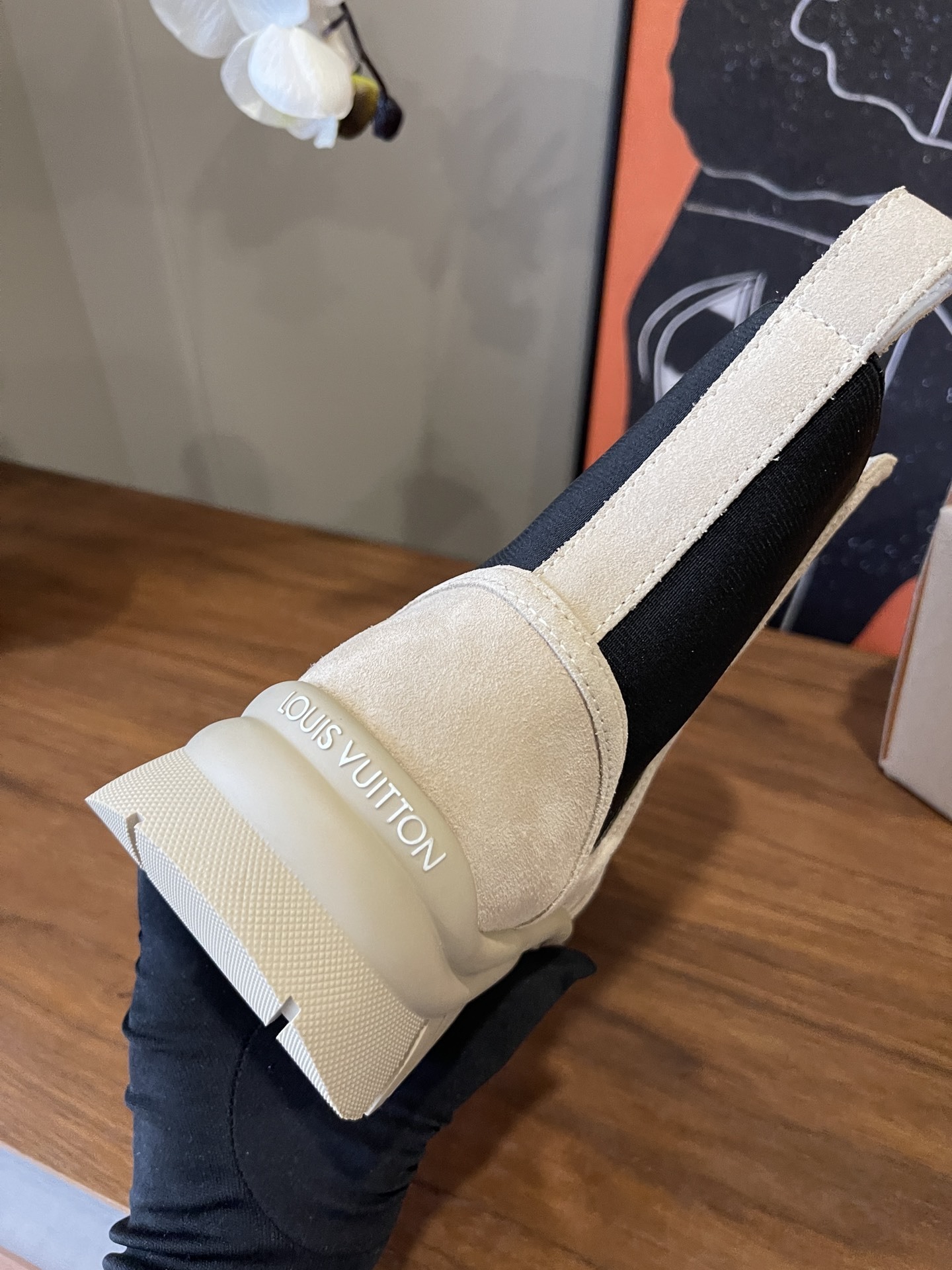 Louis Vuitton Ruby Chelsea Flat Boots - Beige Monogram