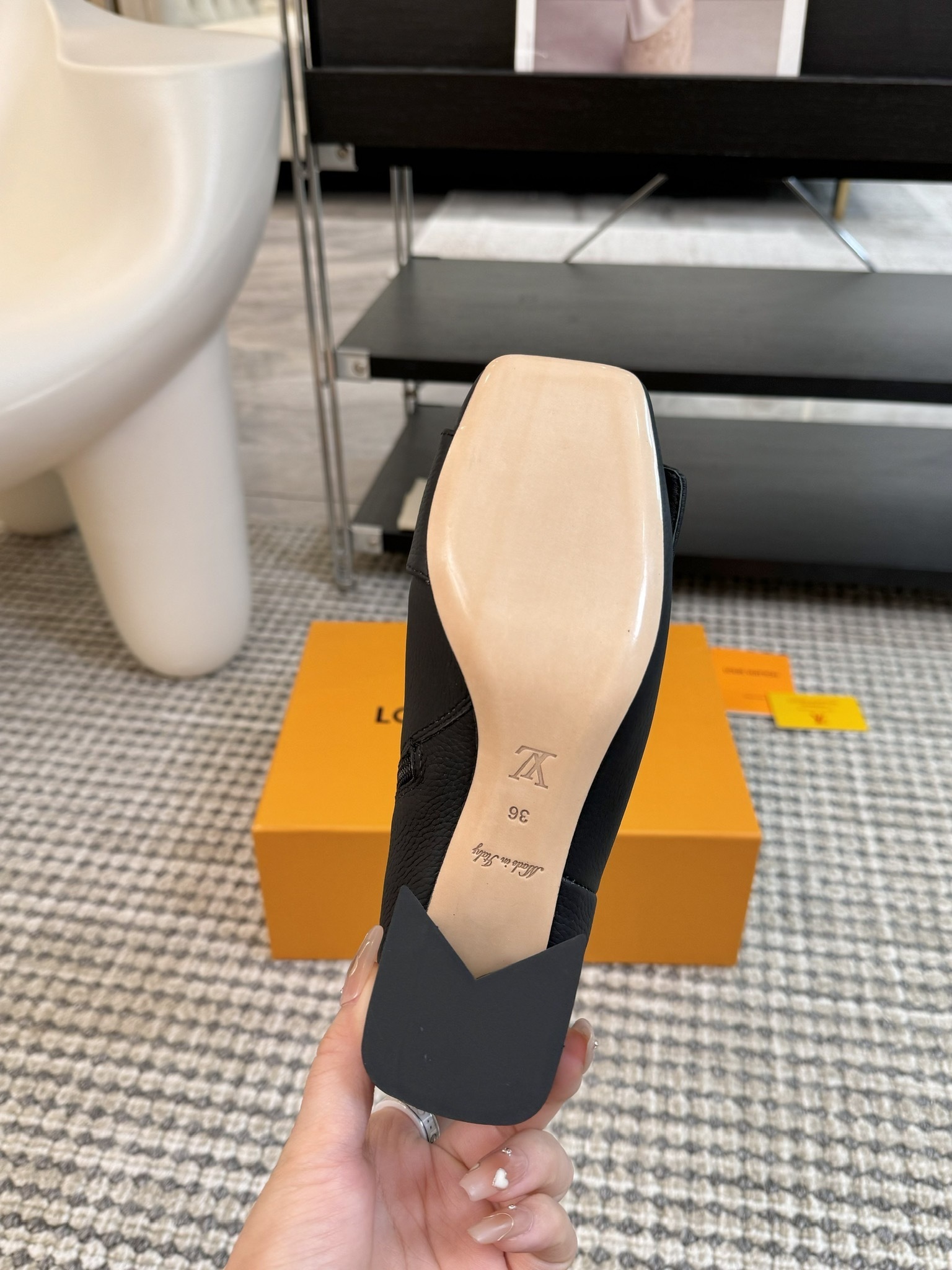 Louis Vuitton Black Leather Ankle Boots - Chic LV Logo Booties