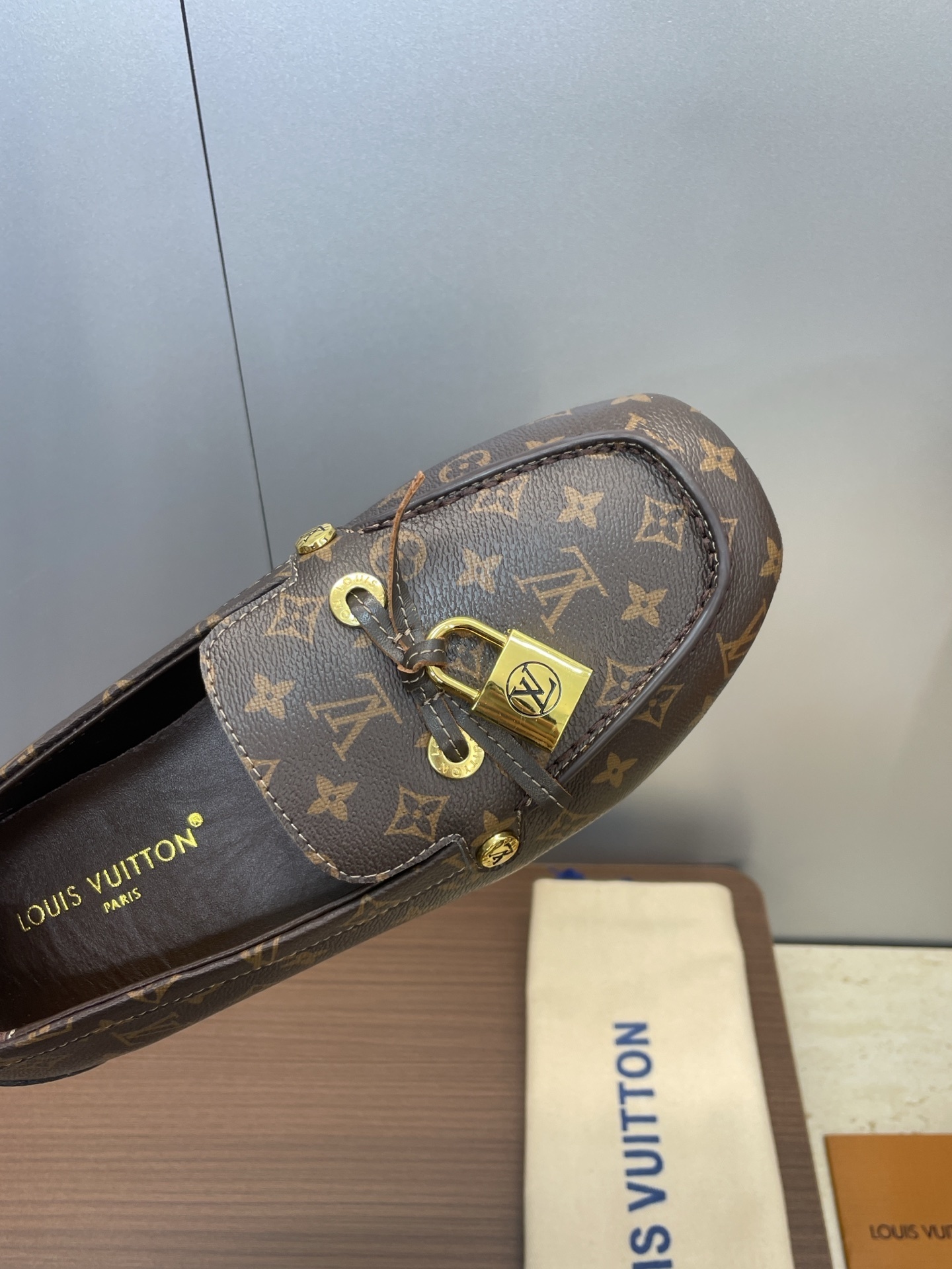 Louis Vuitton Monogram Padlock Loafers - Elegant Luxury Footwear