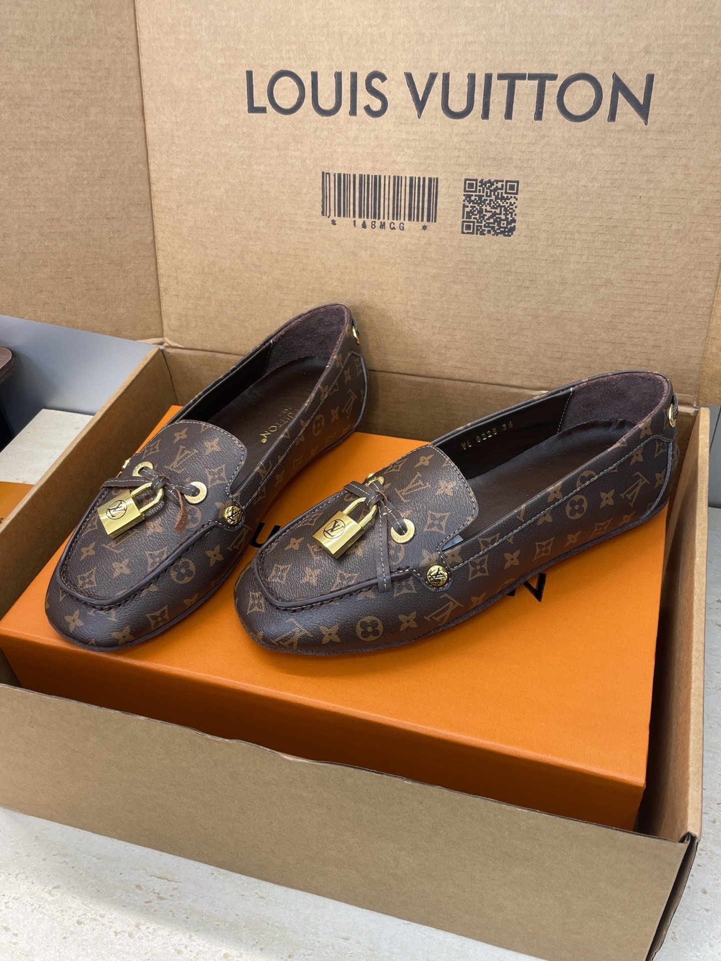 Louis Vuitton Monogram Padlock Loafers - Elegant Luxury Footwear
