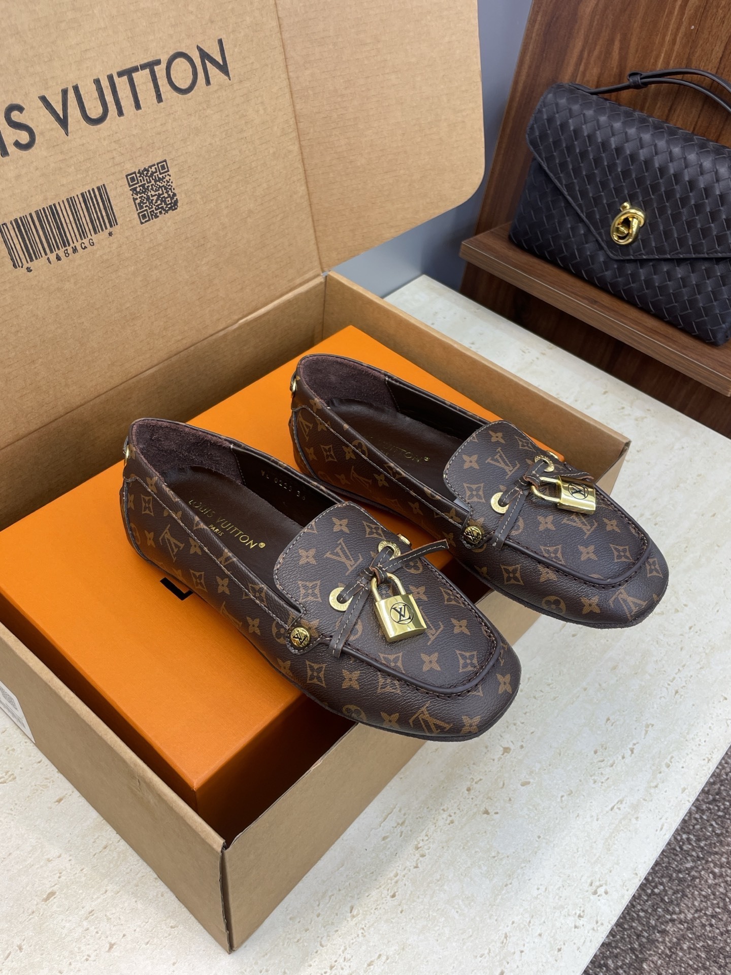 Louis Vuitton Monogram Padlock Loafers - Elegant Luxury Footwear