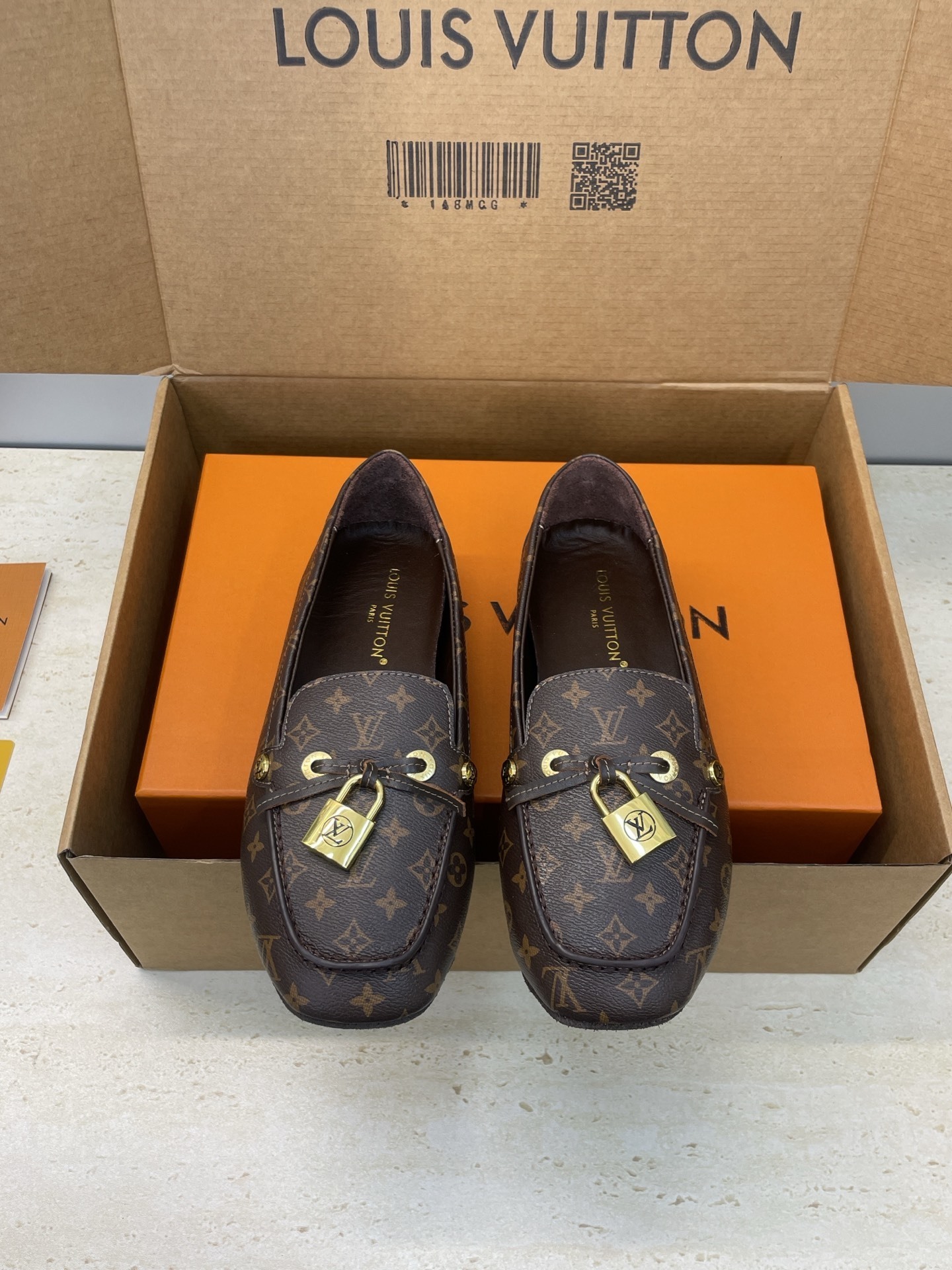 Louis Vuitton Monogram Padlock Loafers – Elegant Luxury Footwear
