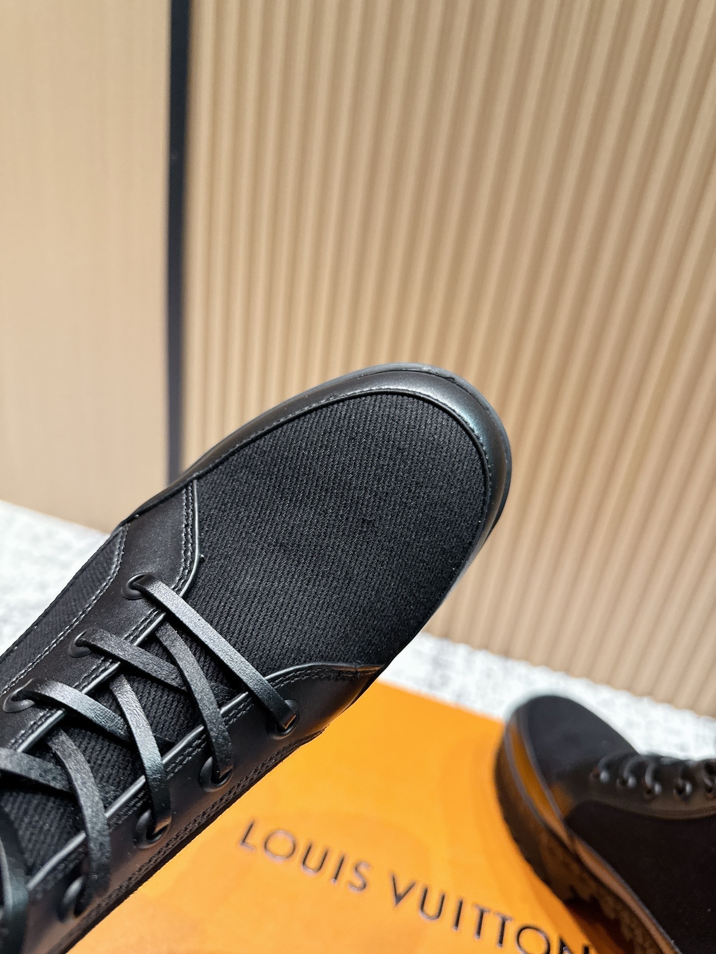 Louis Vuitton Star Trail Ankle Boots - Black Leather & Canvas