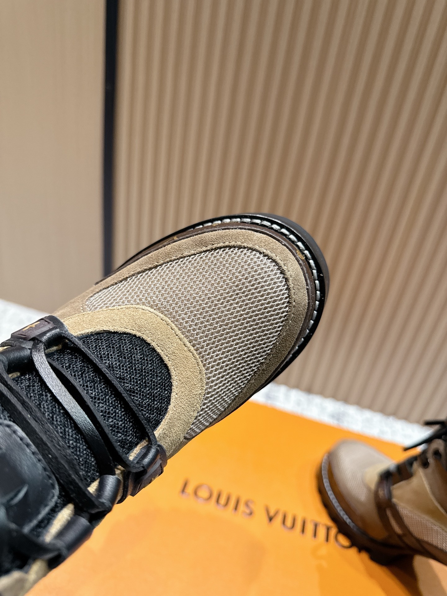 Luxury Monogram Lace-Up High Heel Ankle Boots for Women