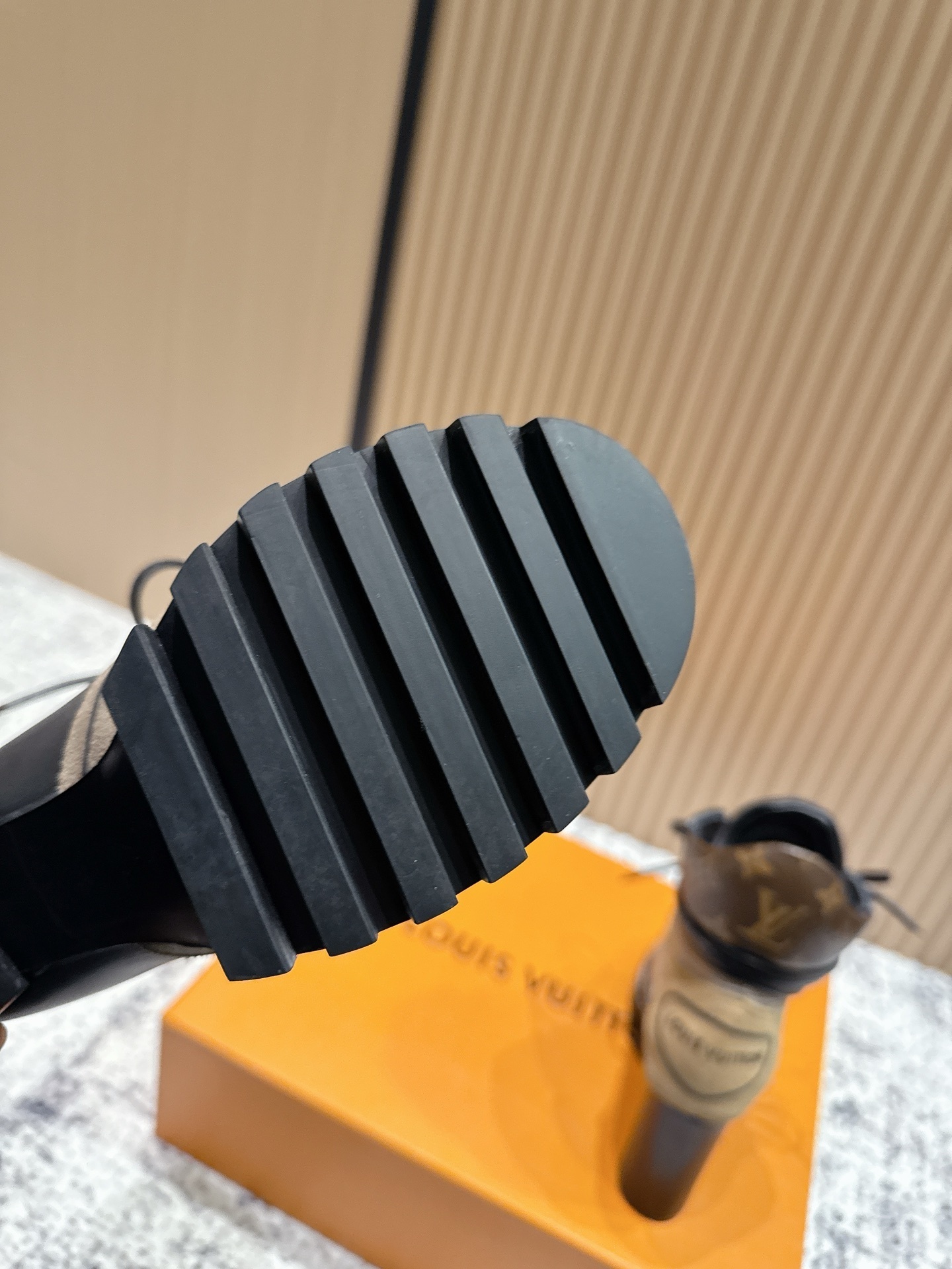 Louis Vuitton Star Trail Mesh & Monogram Ankle Boots