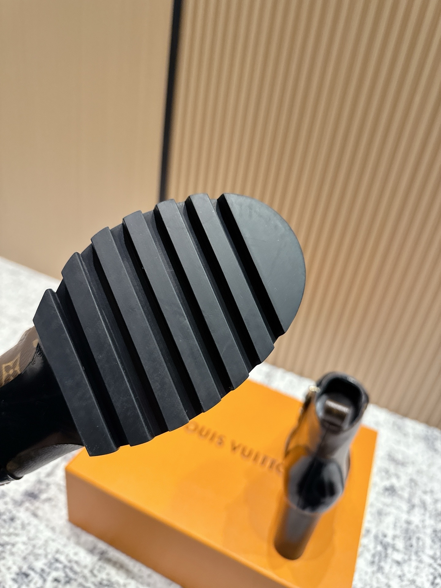 Louis Vuitton Star Trail Ankle Boots - Monogram Canvas & Black Trim