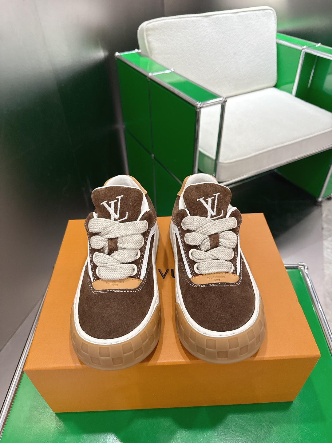 Louis Vuitton LV Skate Sneakers – Brown Suede Luxury Footwear