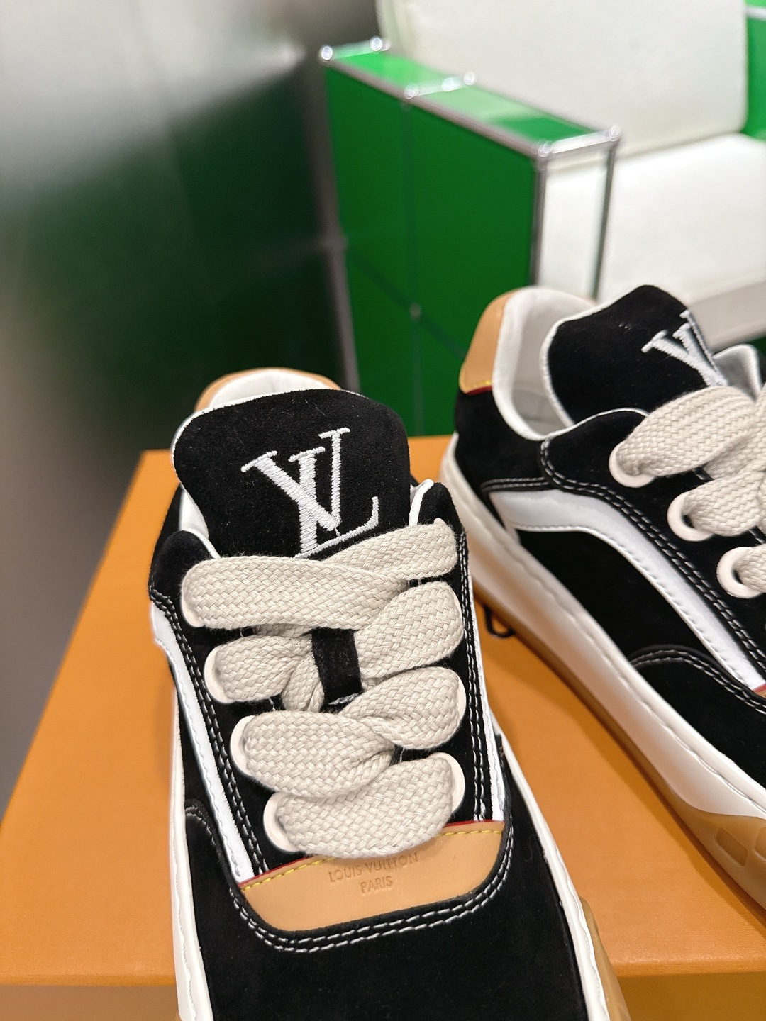 Louis Vuitton LV Skate Sneaker Black Suede Luxury Designer Shoes