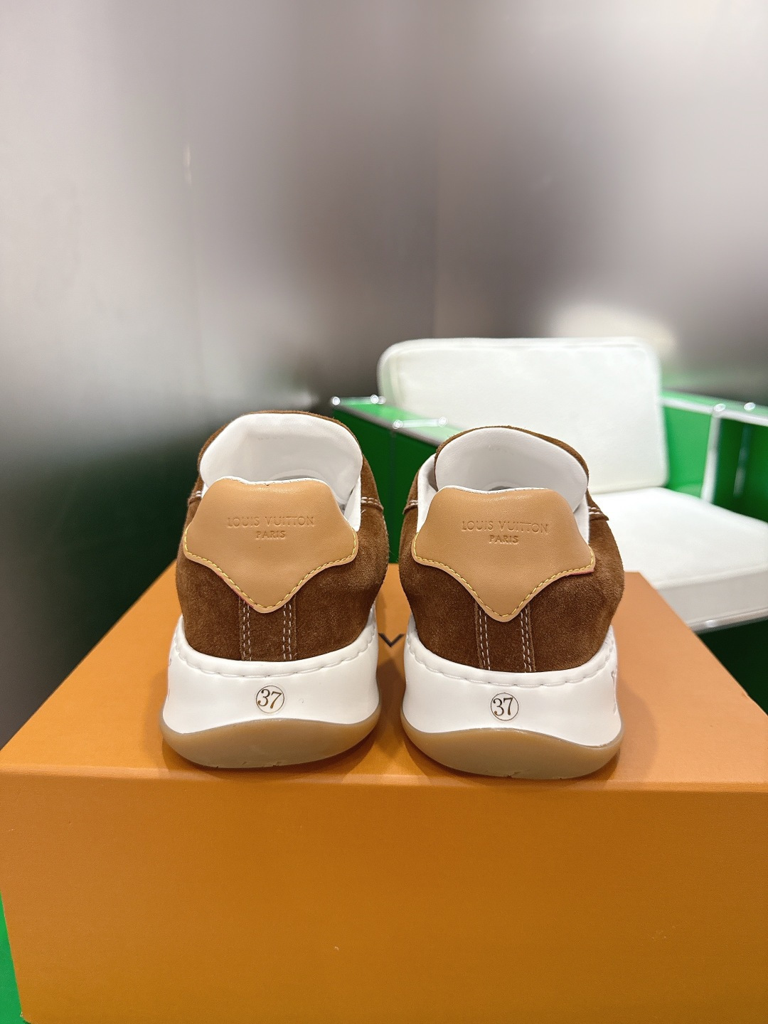 Louis Vuitton LV Skate Sneaker Brown Suede - Luxury Men's Shoes