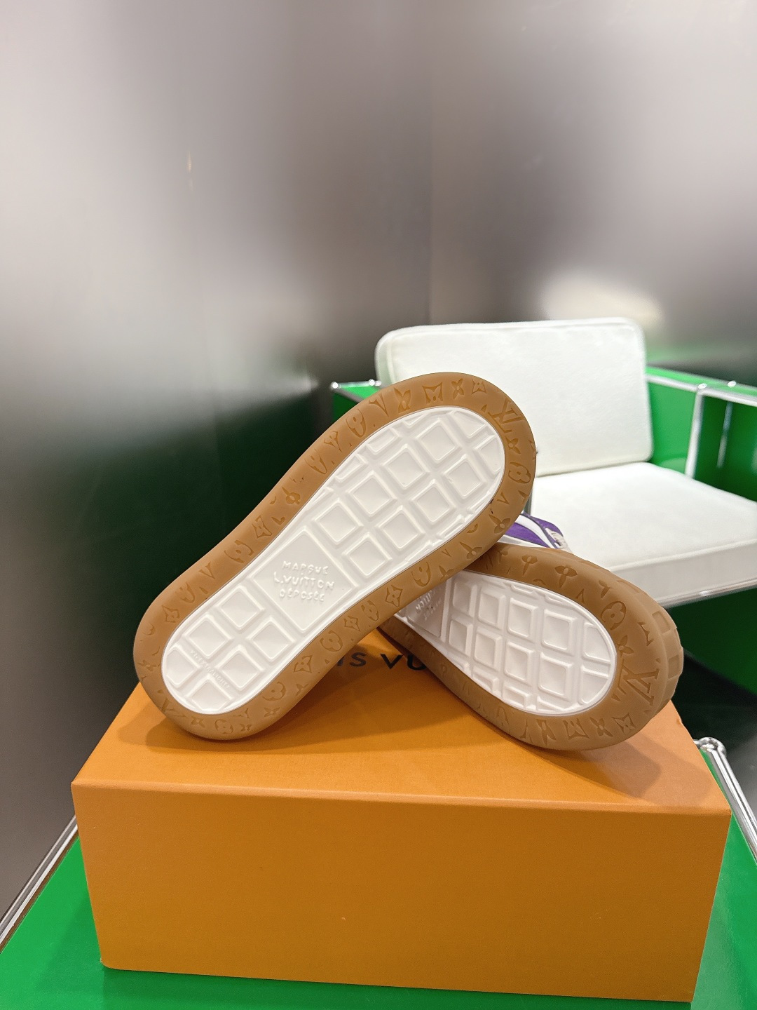 Louis Vuitton LV Skate Sneakers Purple Suede Luxury Fashion Shoes