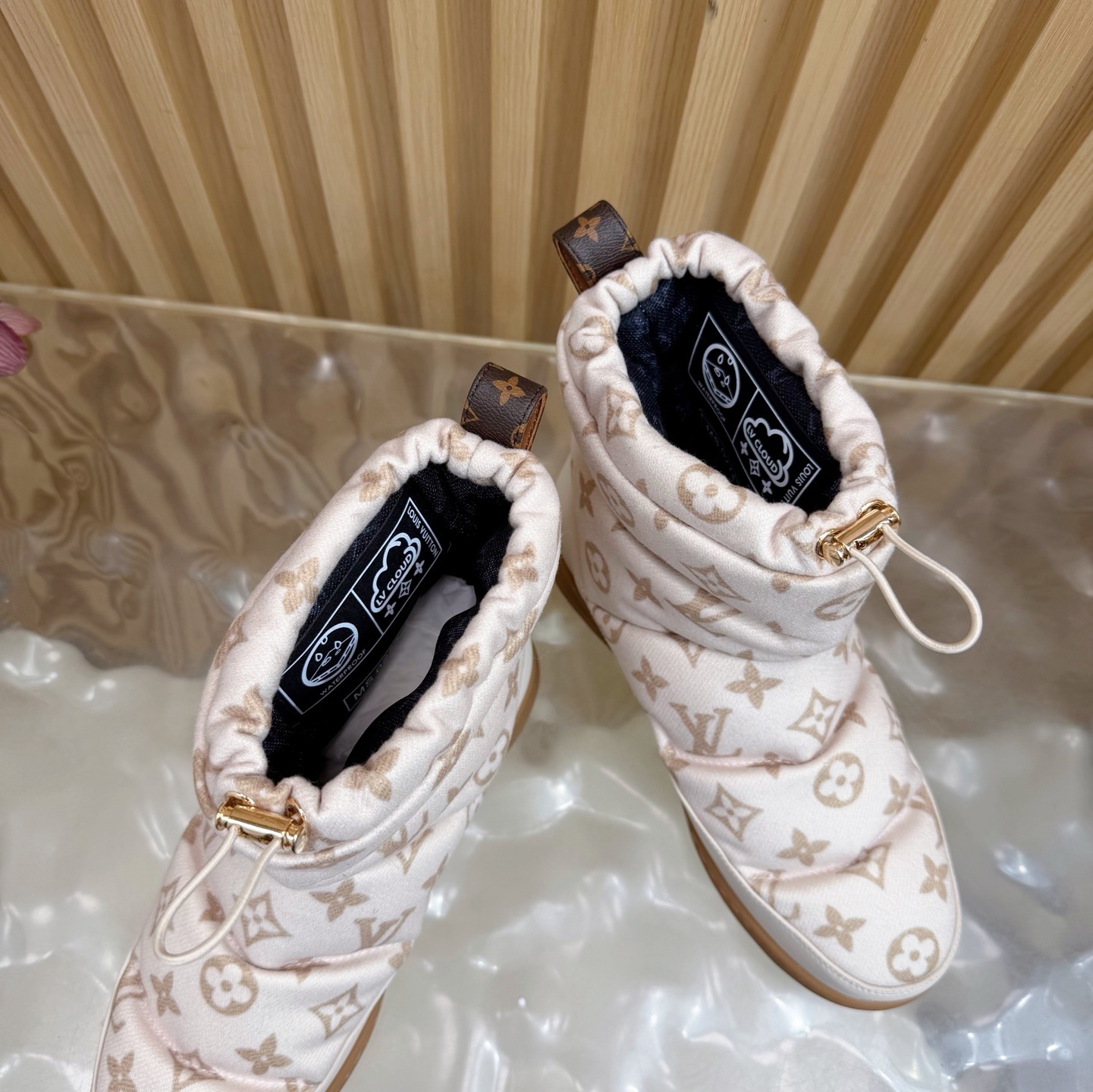 Louis Vuitton Pillow Comfort Ankle Boot White Monogram Canvas