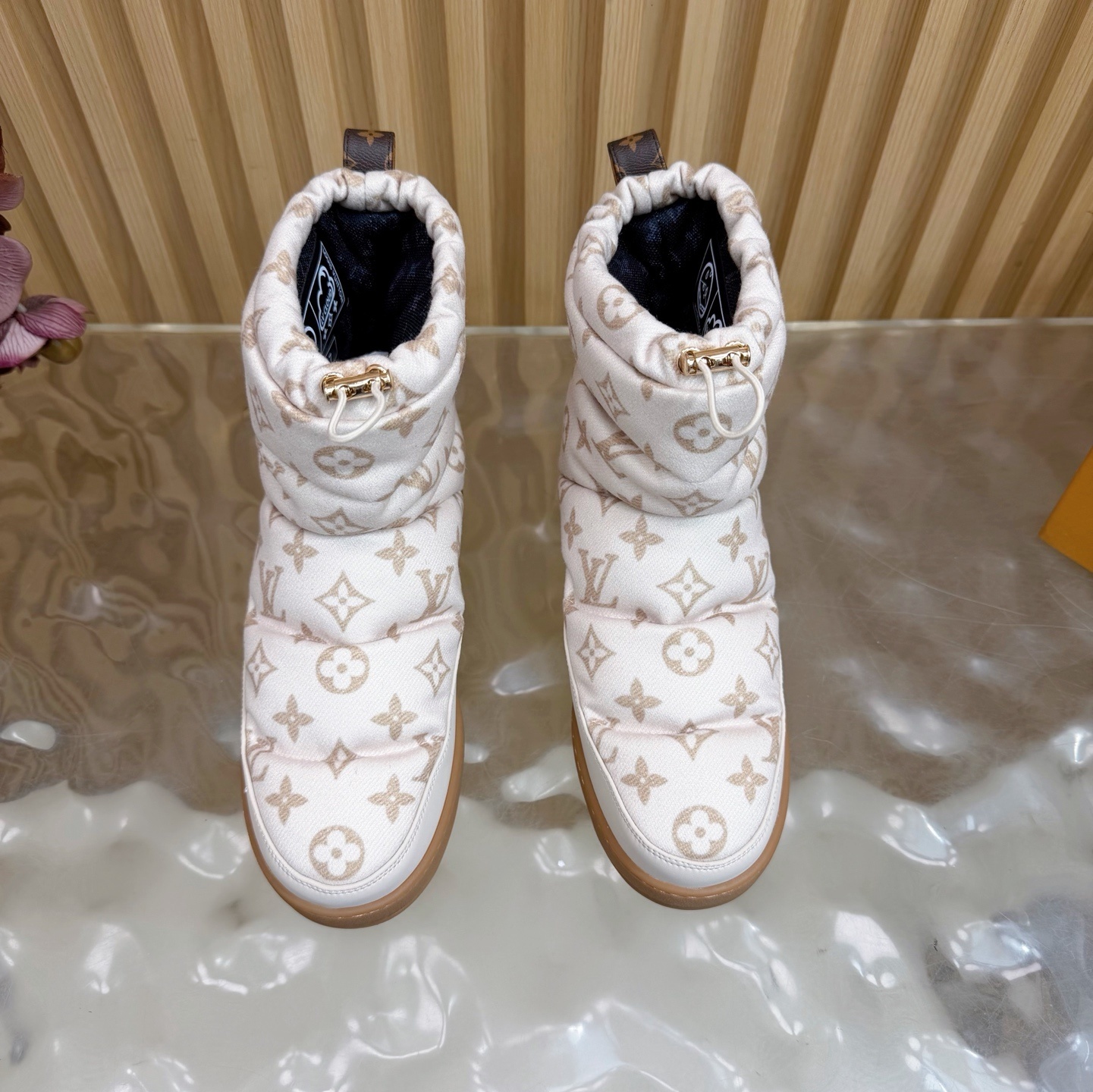 Louis Vuitton Pillow Comfort Ankle Boot White Monogram Canvas