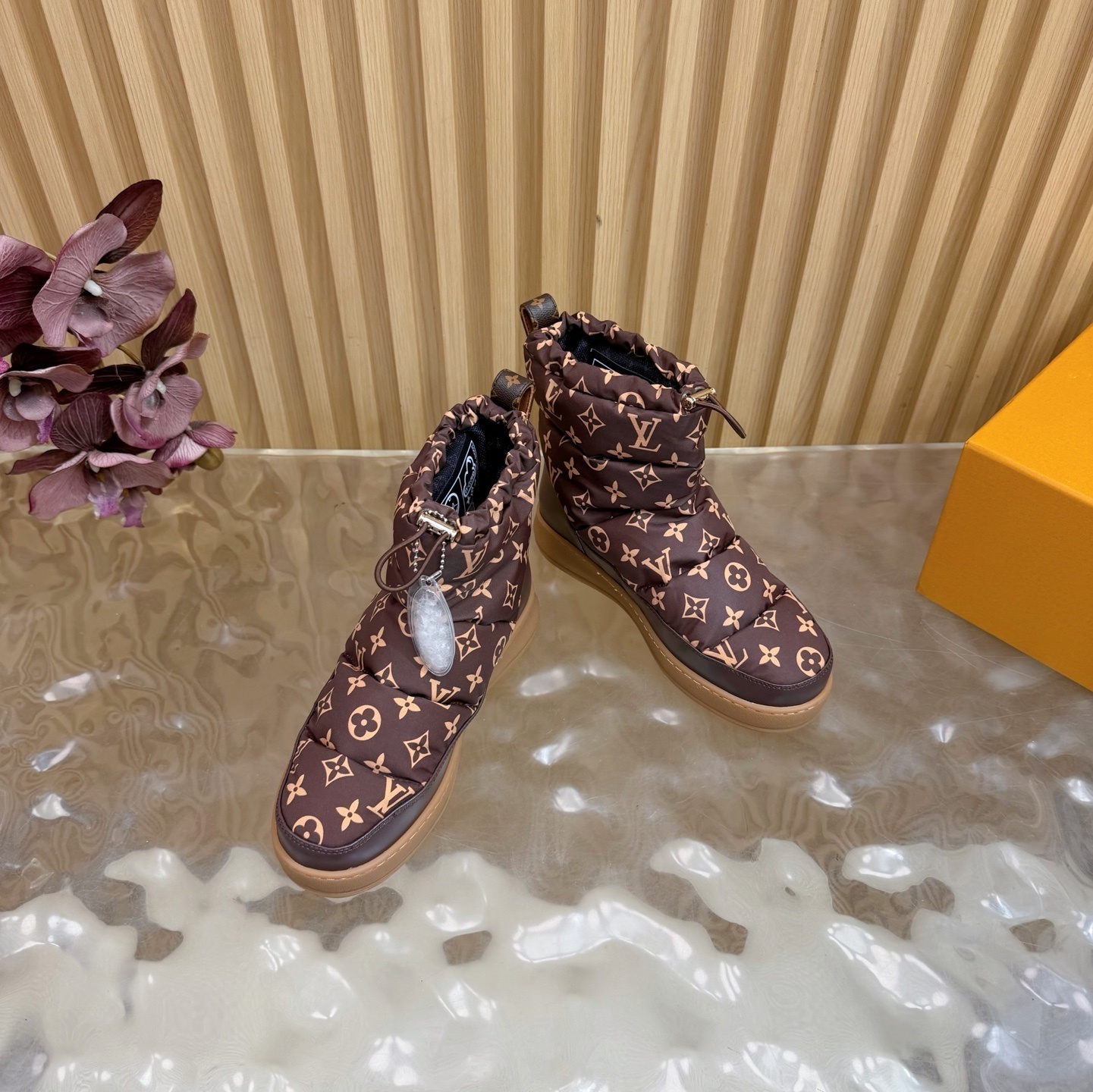 Louis Vuitton Pillow Comfort Ankle Boots - Brown Monogram Padded