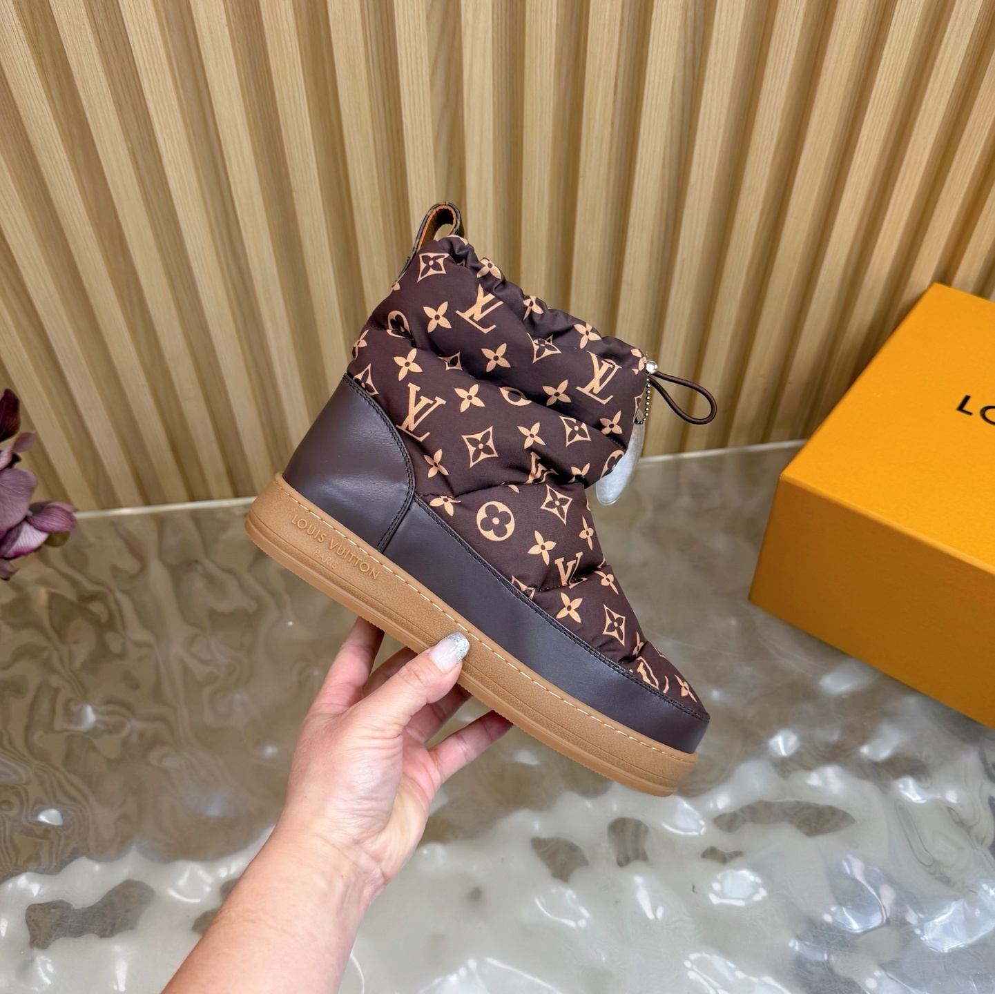 Louis Vuitton Pillow Comfort Ankle Boots - Brown Monogram Padded