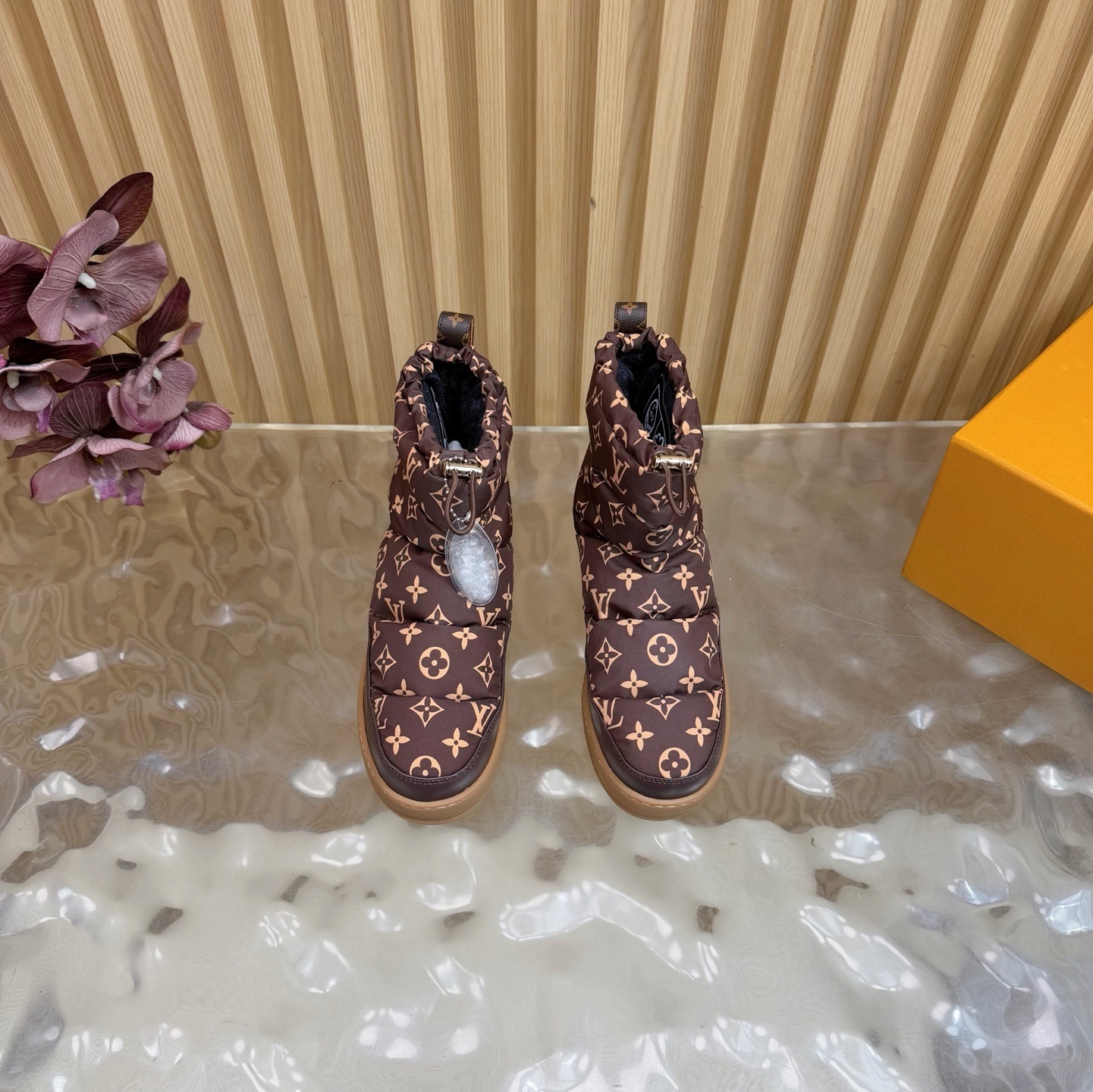 Louis Vuitton Pillow Comfort Ankle Boots - Brown Monogram Padded