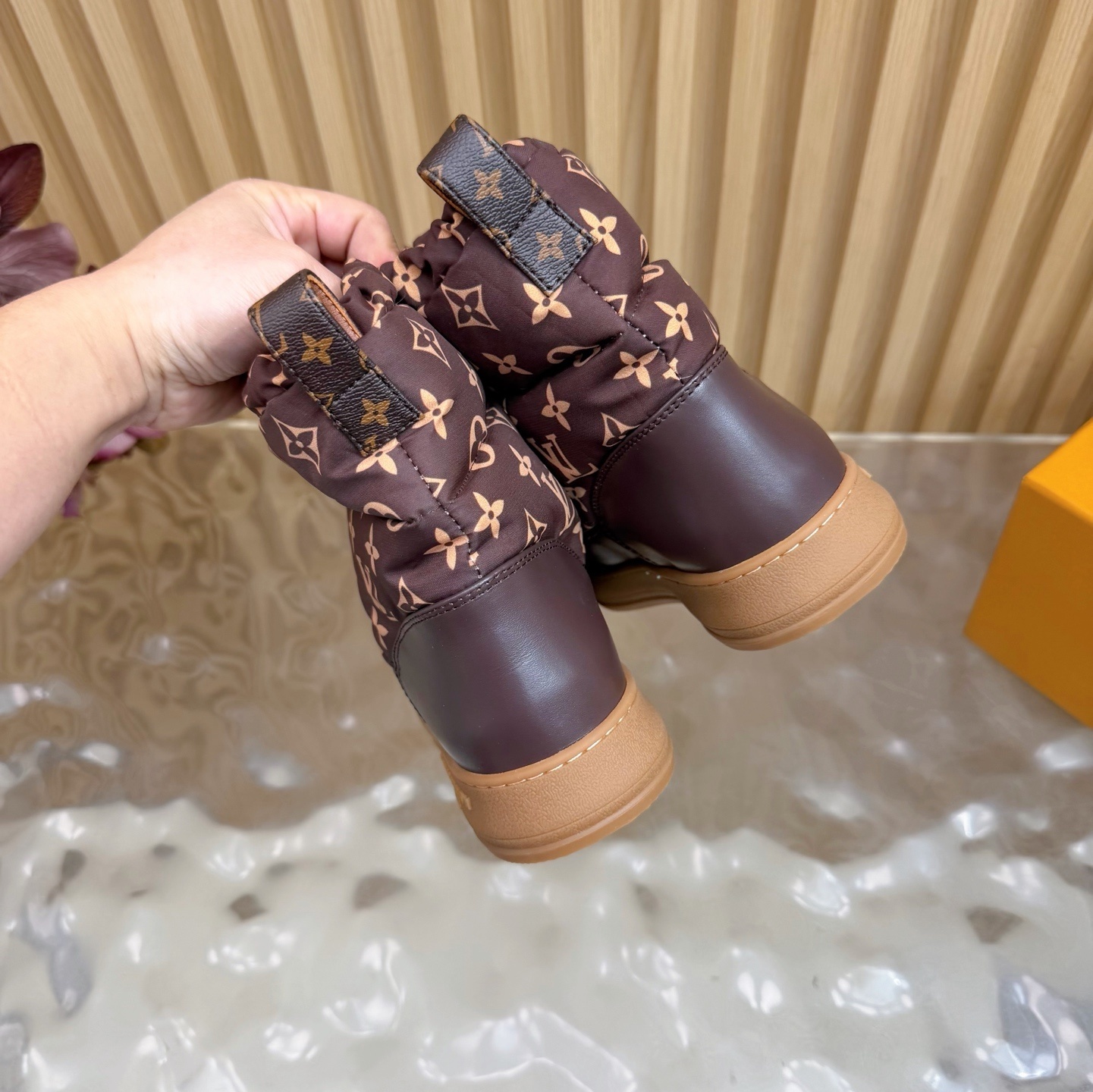 Louis Vuitton Pillow Comfort Ankle Boots - Brown Monogram Padded