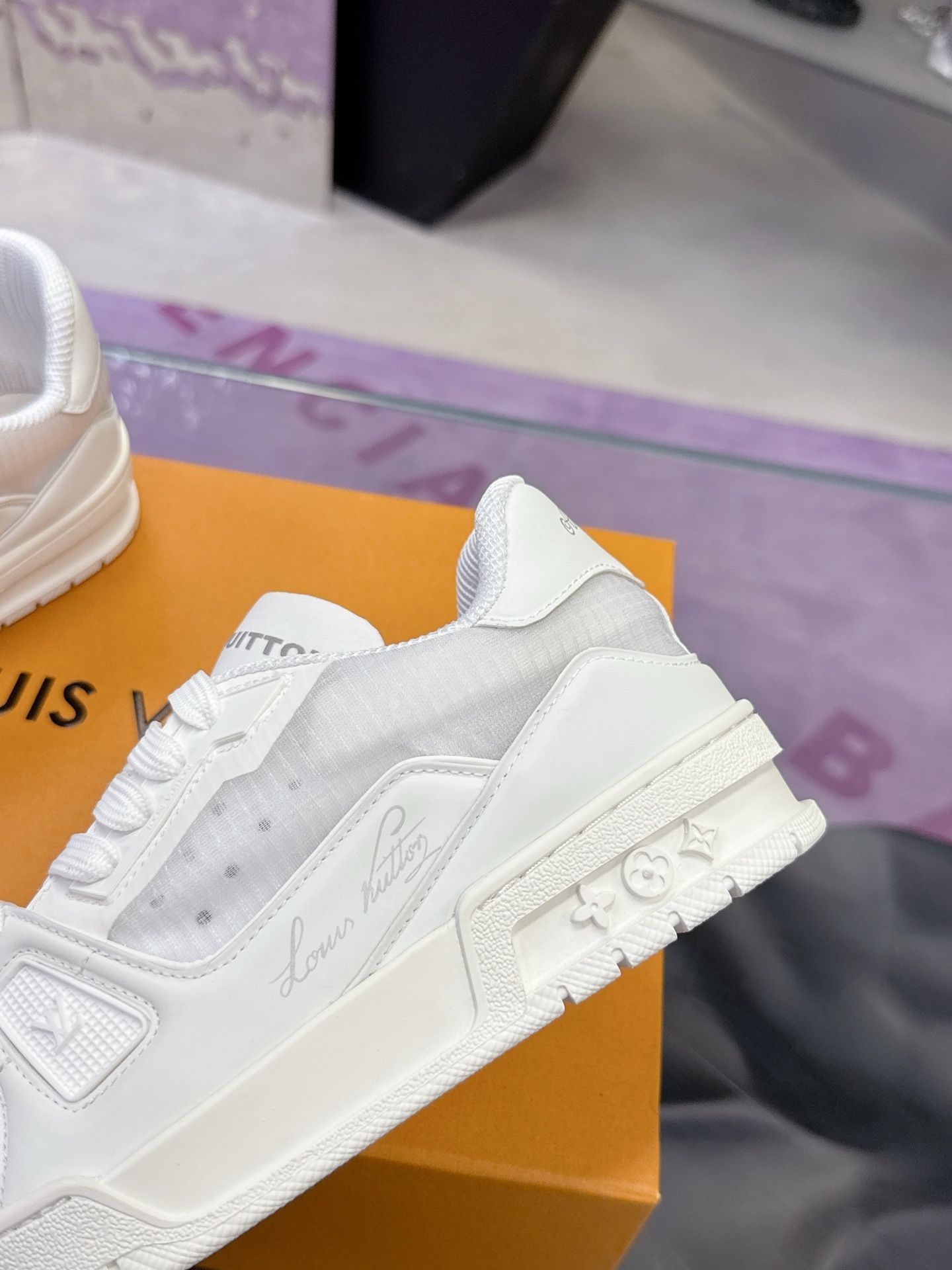 Louis Vuitton LV Trainer Sneakers - All White Luxury Men's Shoes