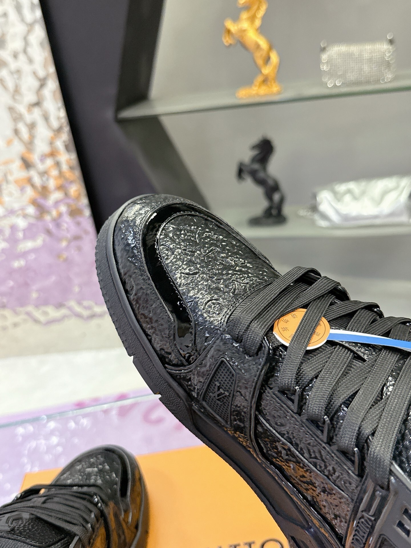 Louis Vuitton LV Trainer Sneakers Triple Black Monogram Leather