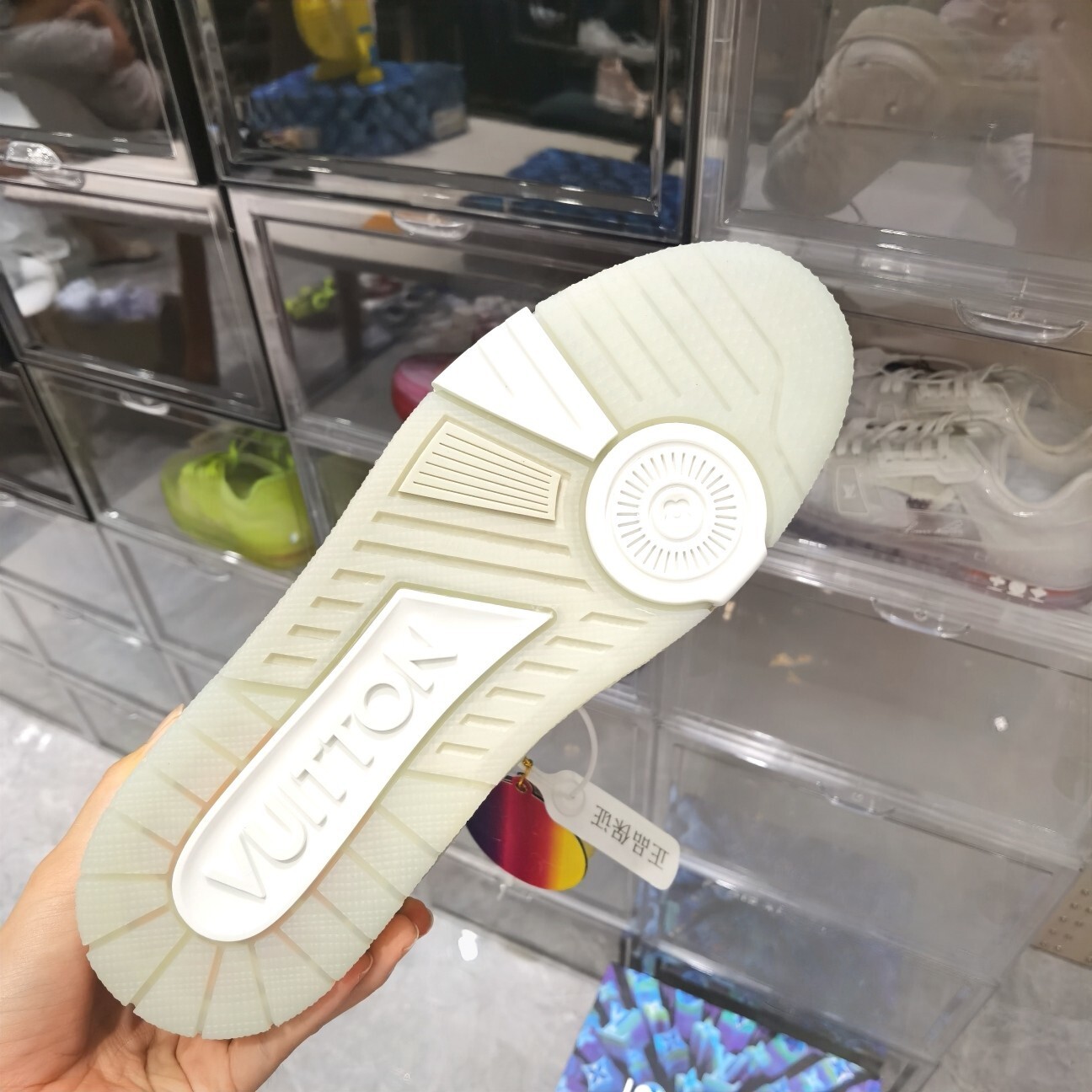 Louis Vuitton LV Trainer White Leather Sneakers for Men