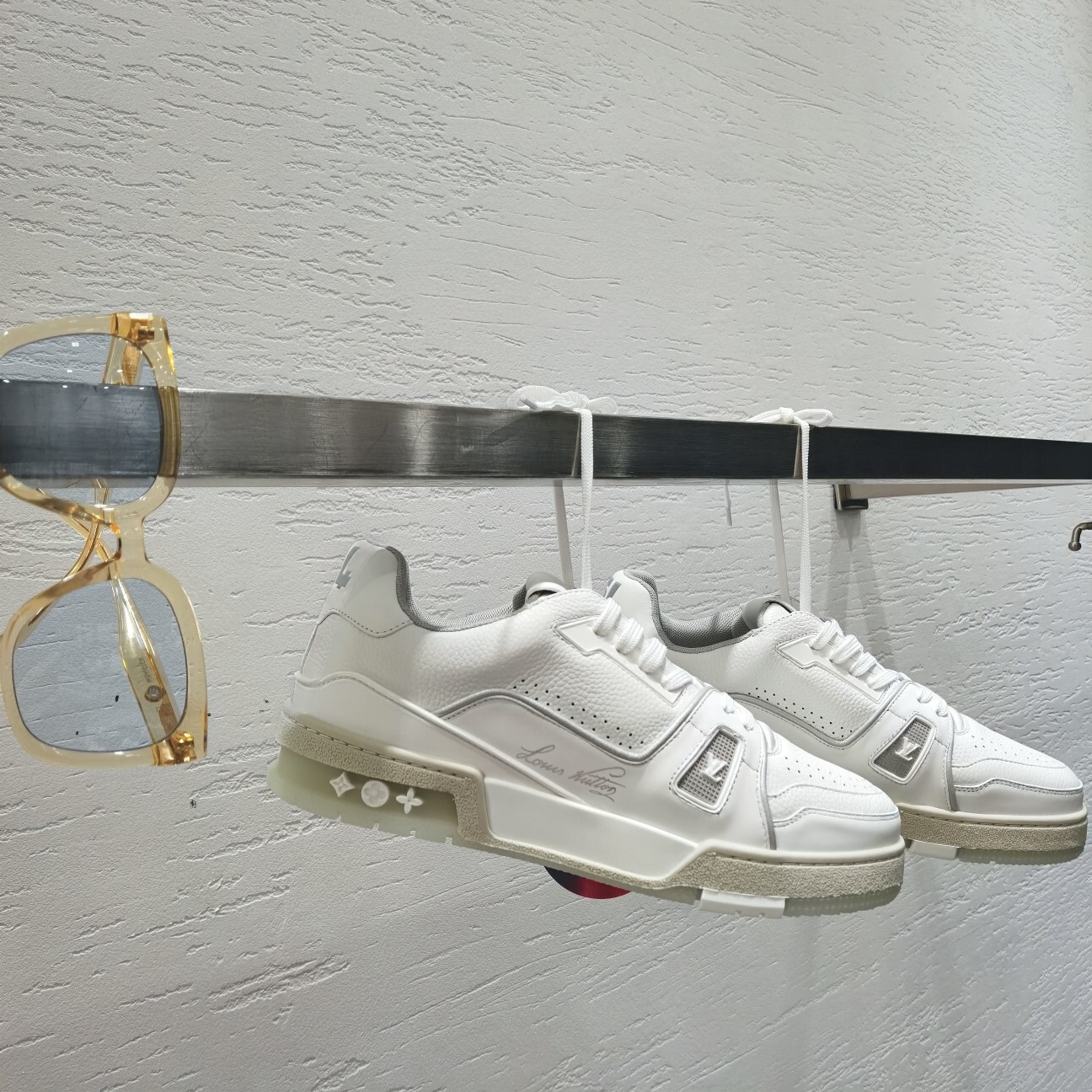 Louis Vuitton LV Trainer White Leather Sneakers for Men