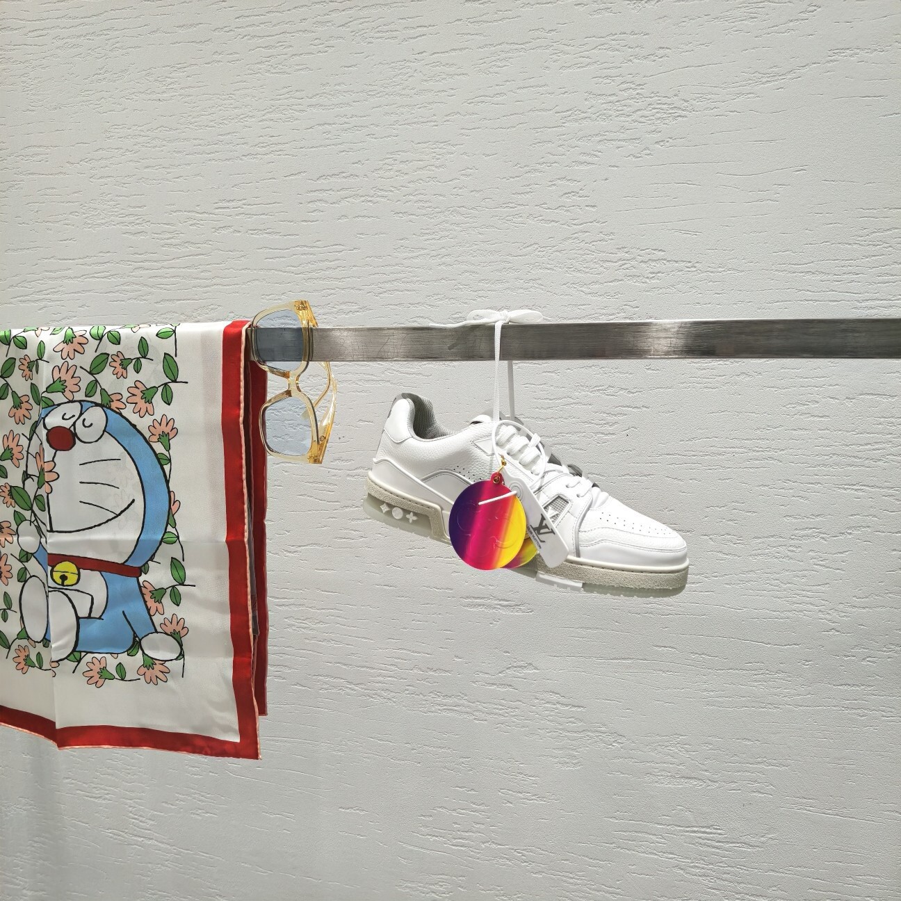 Louis Vuitton LV Trainer White Leather Sneakers for Men