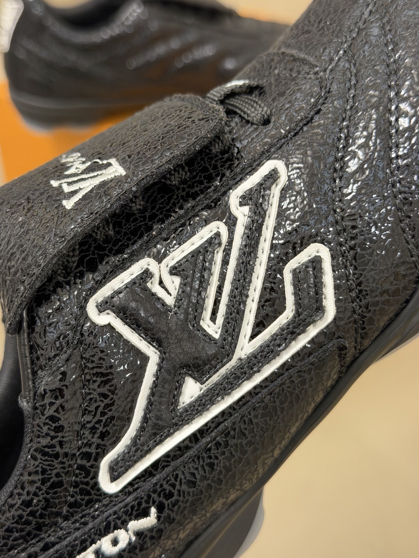 Louis Vuitton Black LV Lovers Football Sneakers - Luxury Mens Shoes