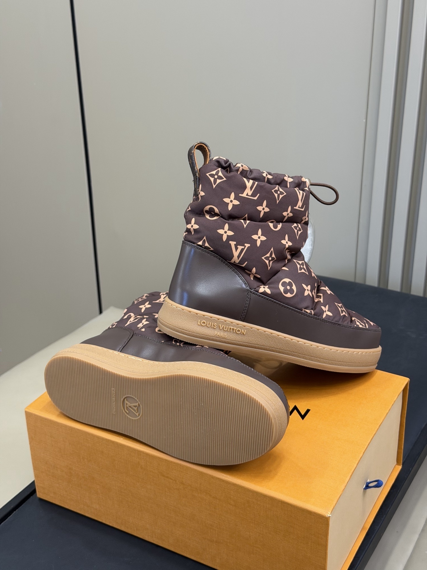 Louis Vuitton Pillow Comfort Ankle Boots - Brown Monogram Nylon