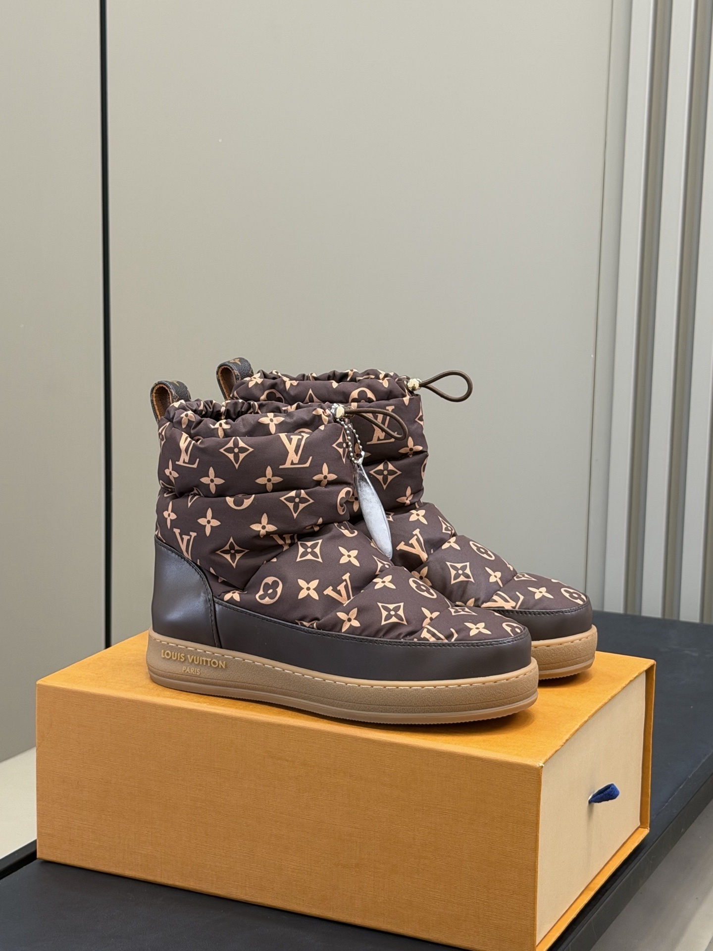 Louis Vuitton Pillow Comfort Ankle Boots – Brown Monogram Nylon