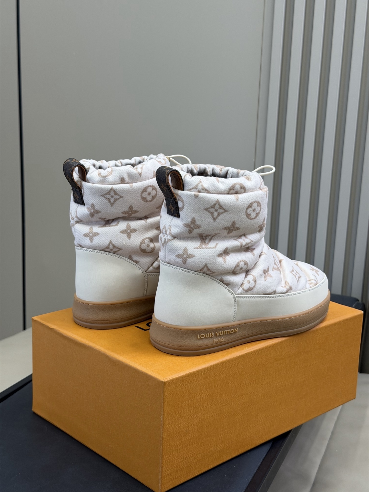 Louis Vuitton Pillow Comfort Ankle Boots - White Monogram