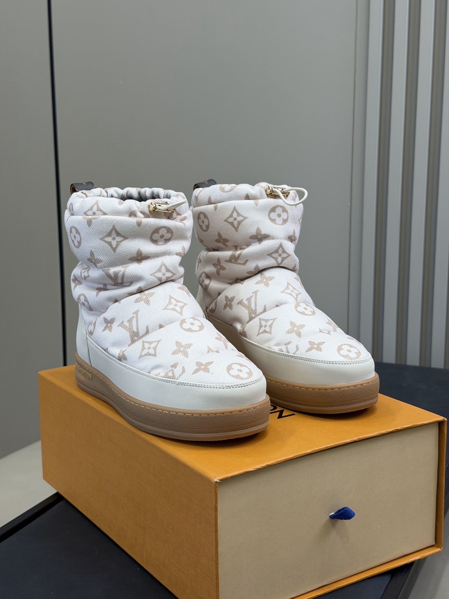 Louis Vuitton Pillow Comfort Ankle Boots - White Monogram