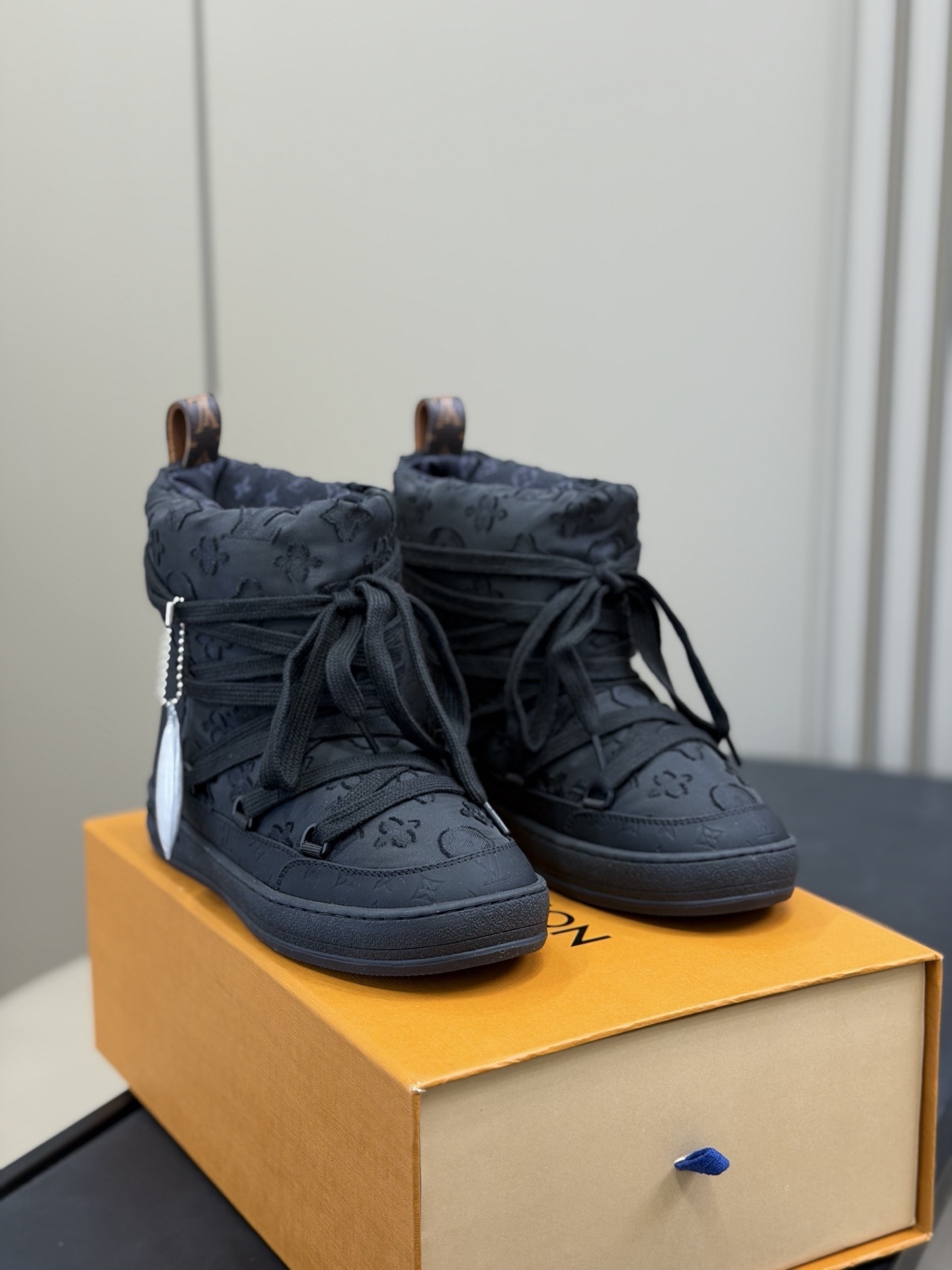 Louis Vuitton Black Monogram Pillow Comfort Ankle Boots