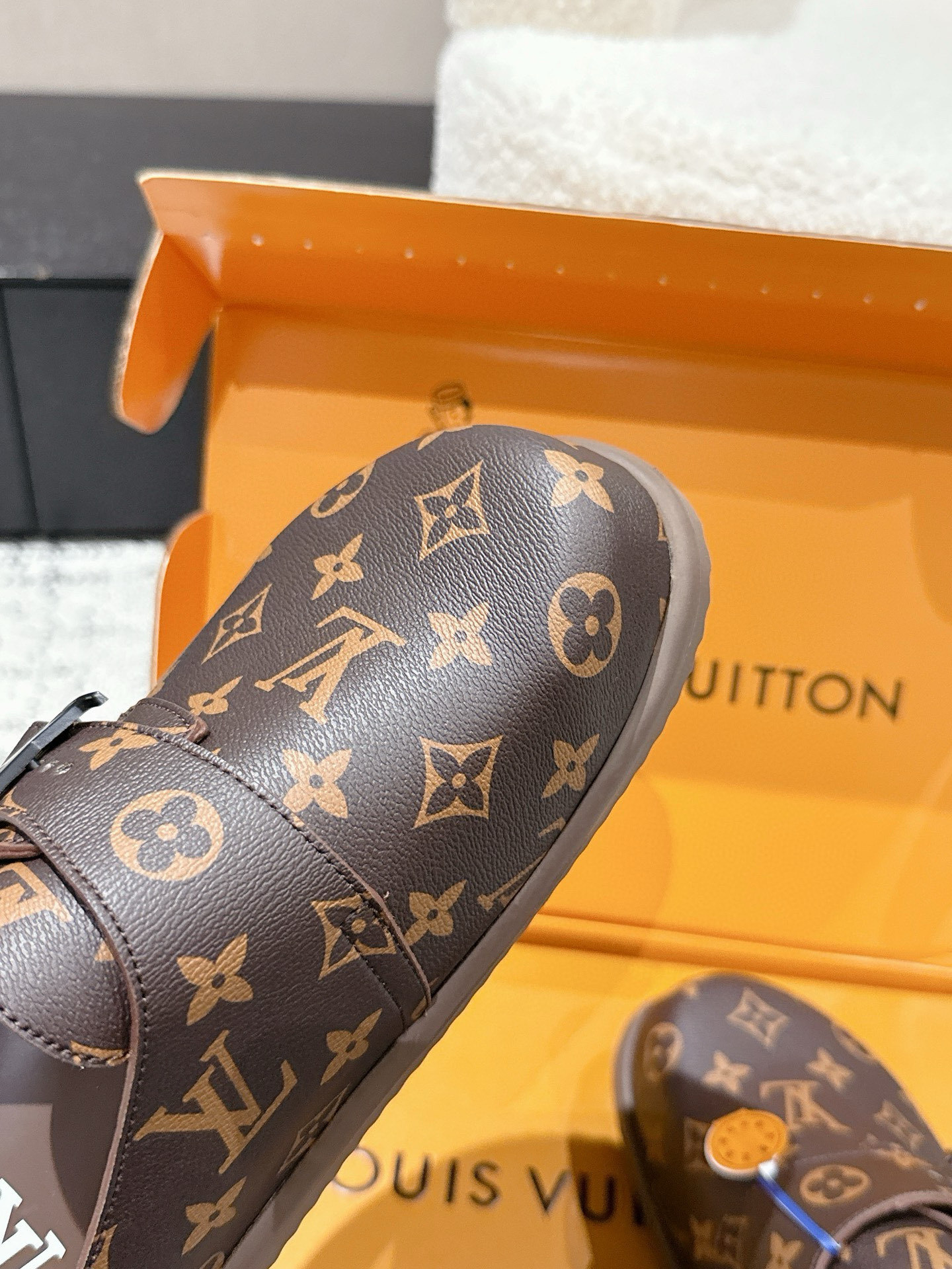 Louis Vuitton Monogram Canvas Clogs - Luxury Brown Mules