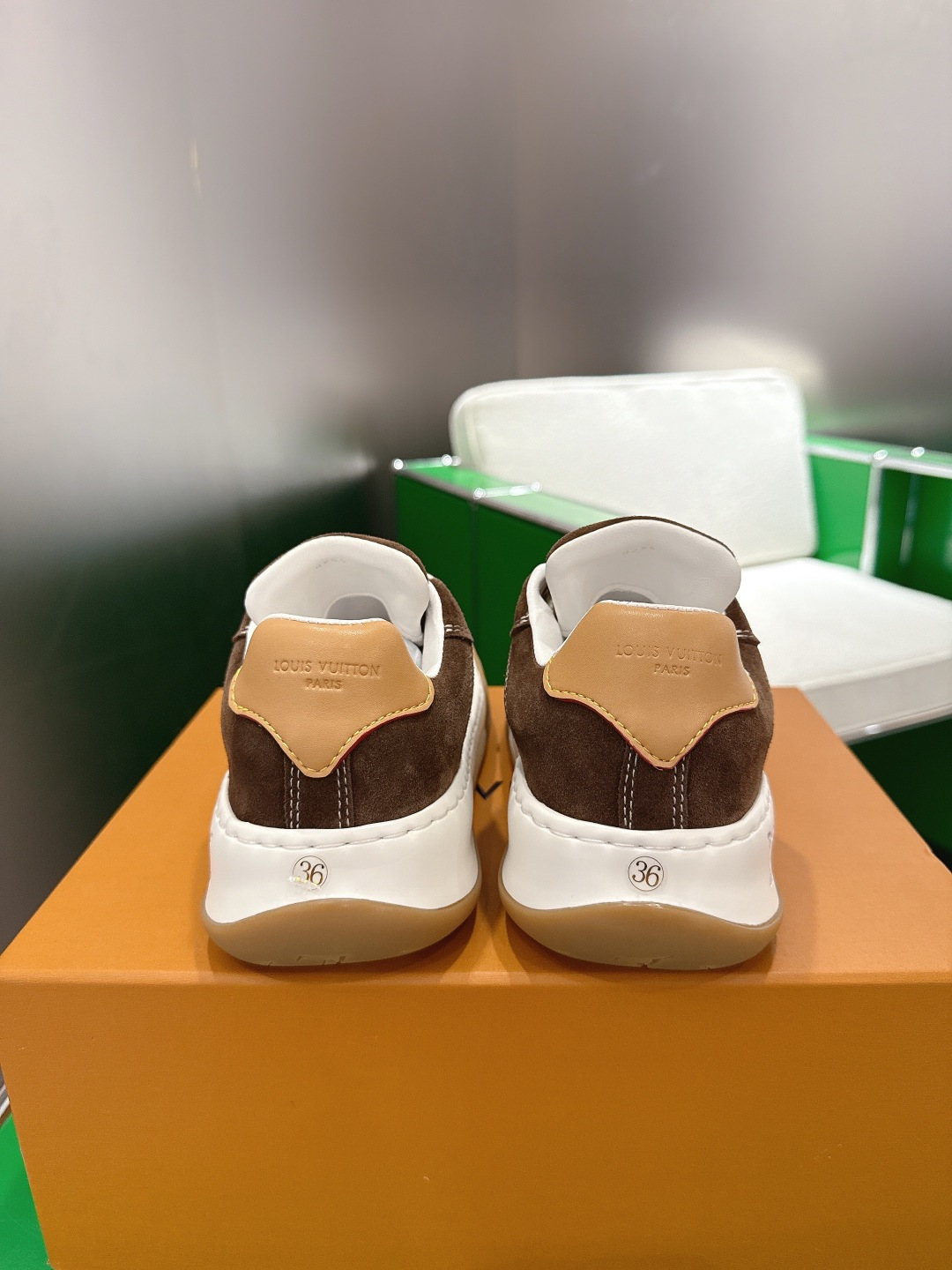 Louis Vuitton LV Skate Sneaker - Premium Brown Suede Luxury Shoes