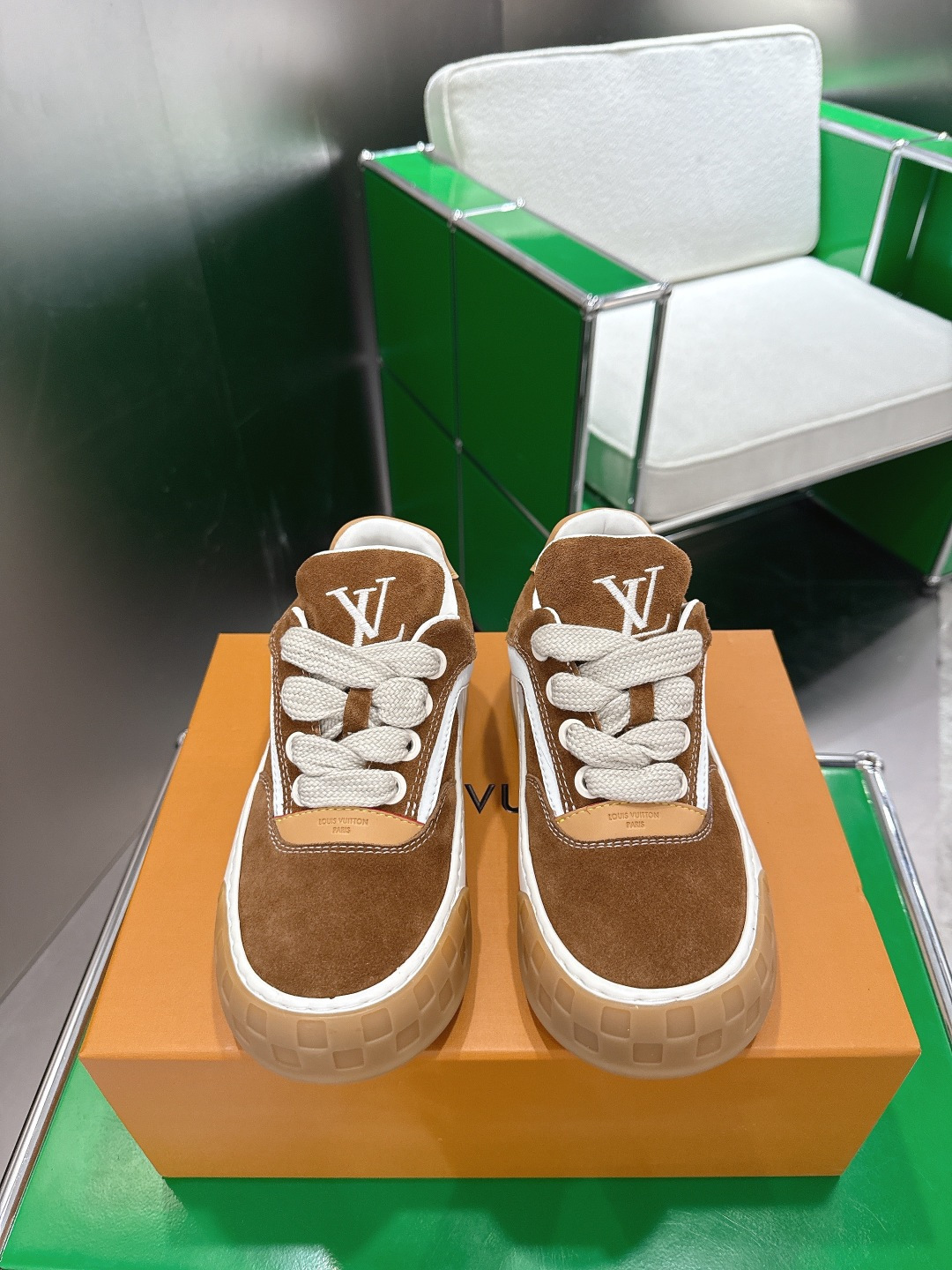 Louis Vuitton Brown Suede Skate Sneaker – Premium Luxury Footwear