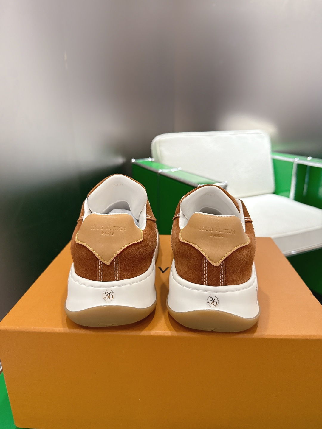 Louis Vuitton LV Skate Sneaker Brown Suede Luxury Men's Shoes