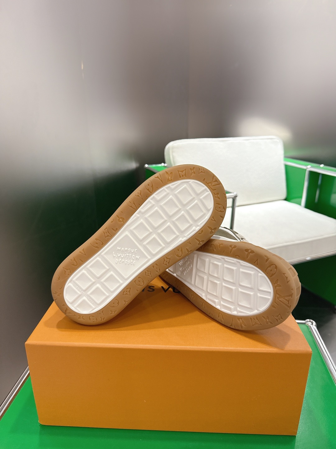 Louis Vuitton LV Skate Sneaker Khaki Green Monogram Canvas