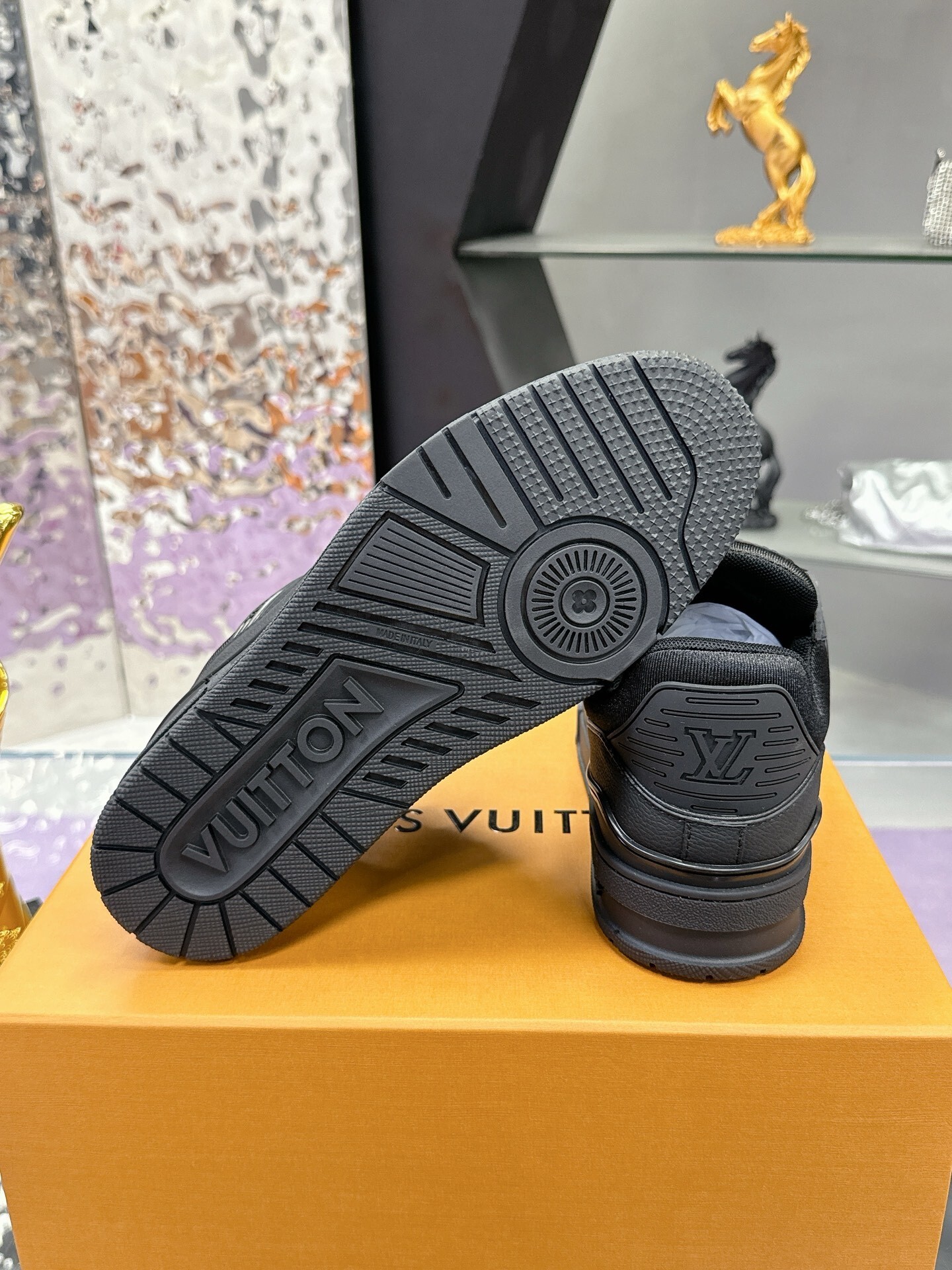 Louis Vuitton LV Trainer Sneaker - Triple Black Monogram Leather