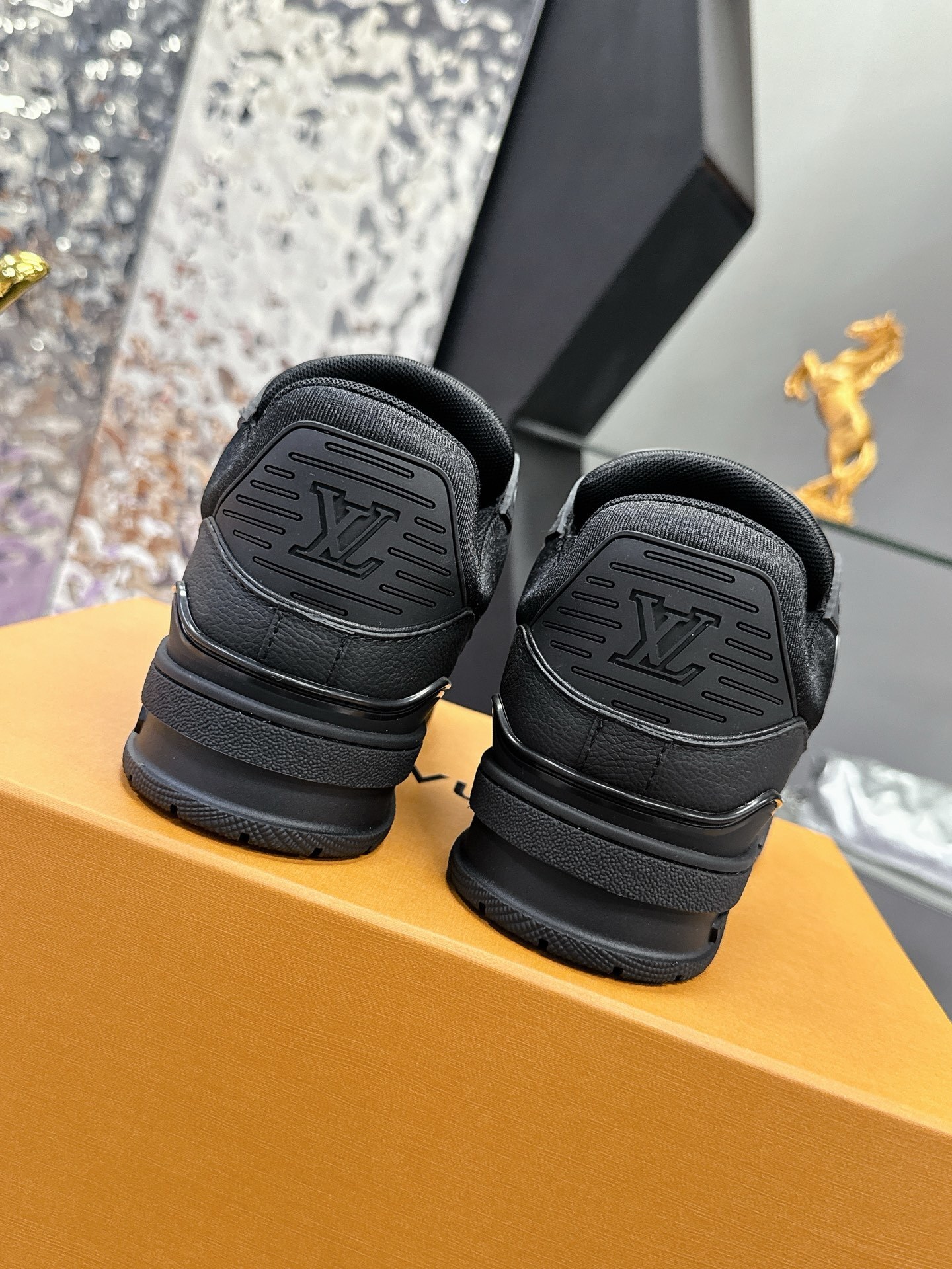 Louis Vuitton LV Trainer Sneaker - Triple Black Monogram Leather