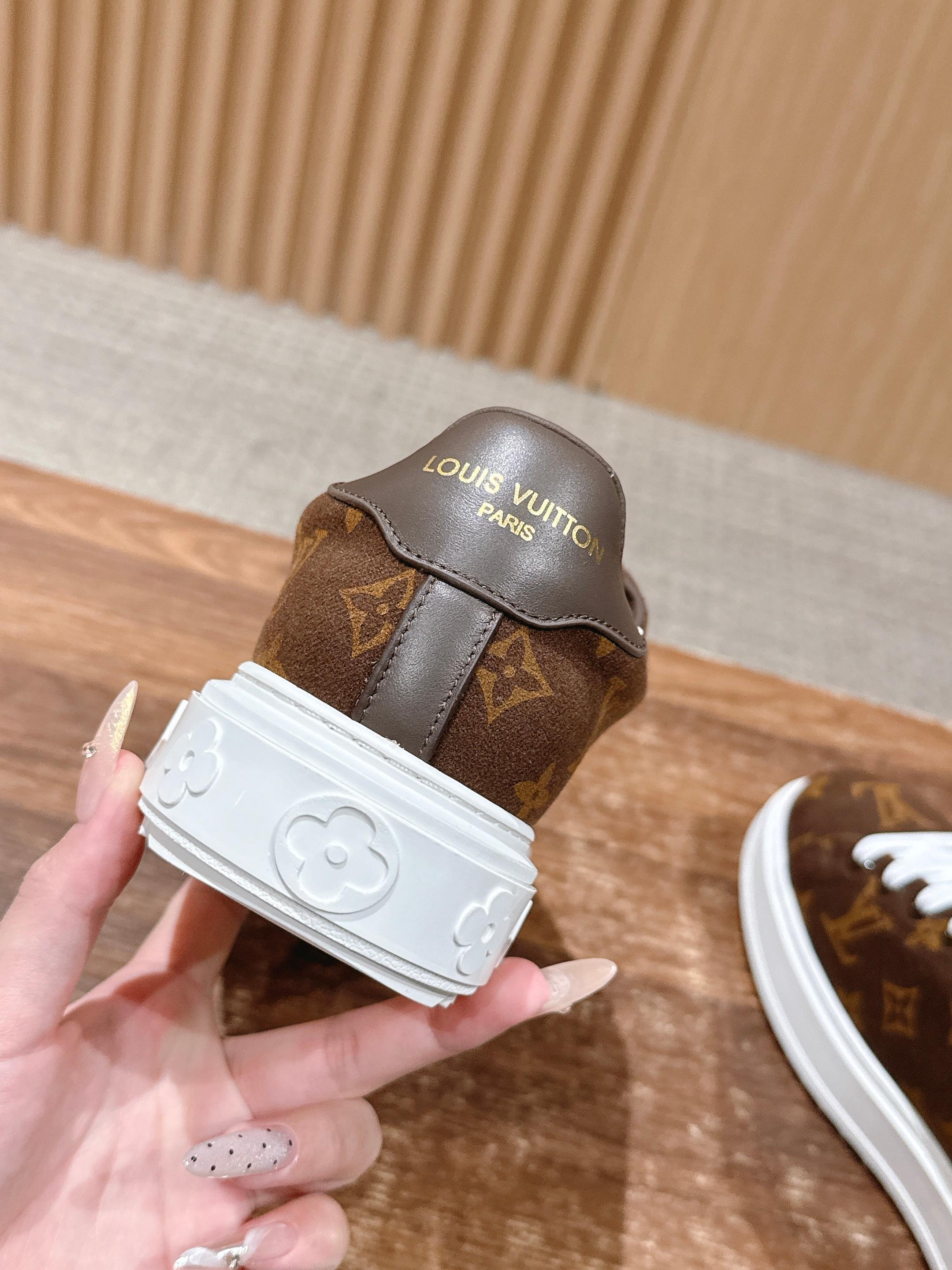 Louis Vuitton Monogram Canvas Low-Top Luxury Sneakers