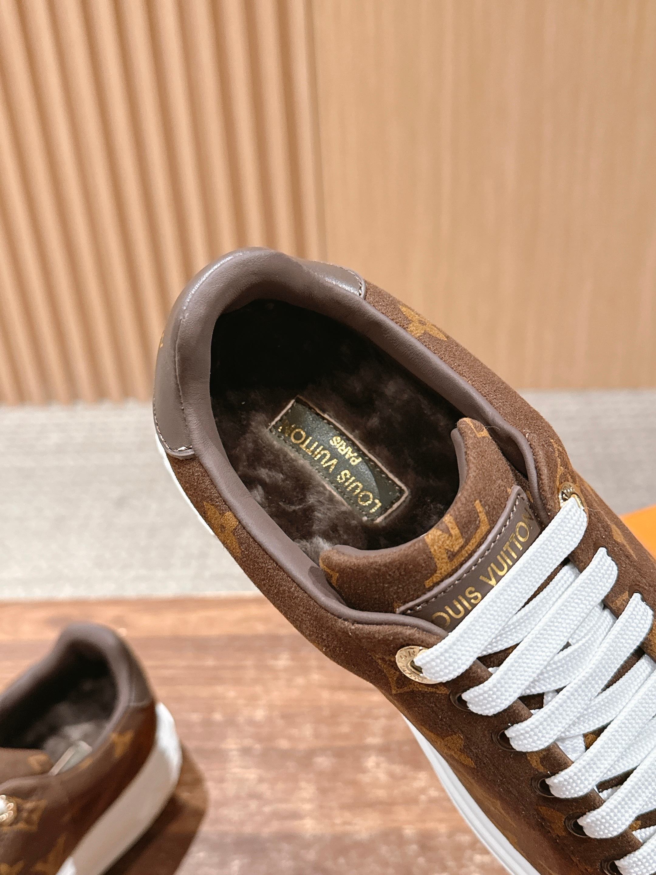 Louis Vuitton Monogram Canvas Low-Top Luxury Sneakers