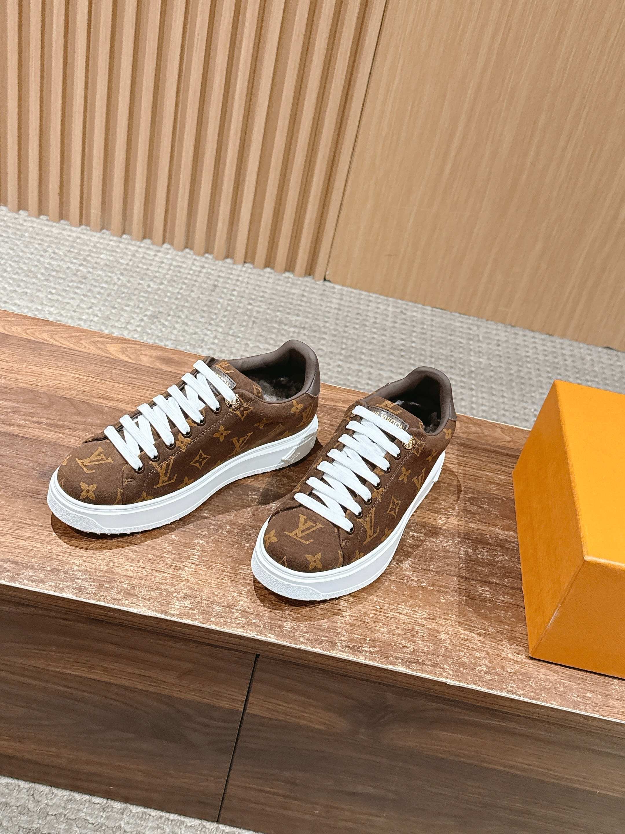 Louis Vuitton Monogram Canvas Low-Top Luxury Sneakers