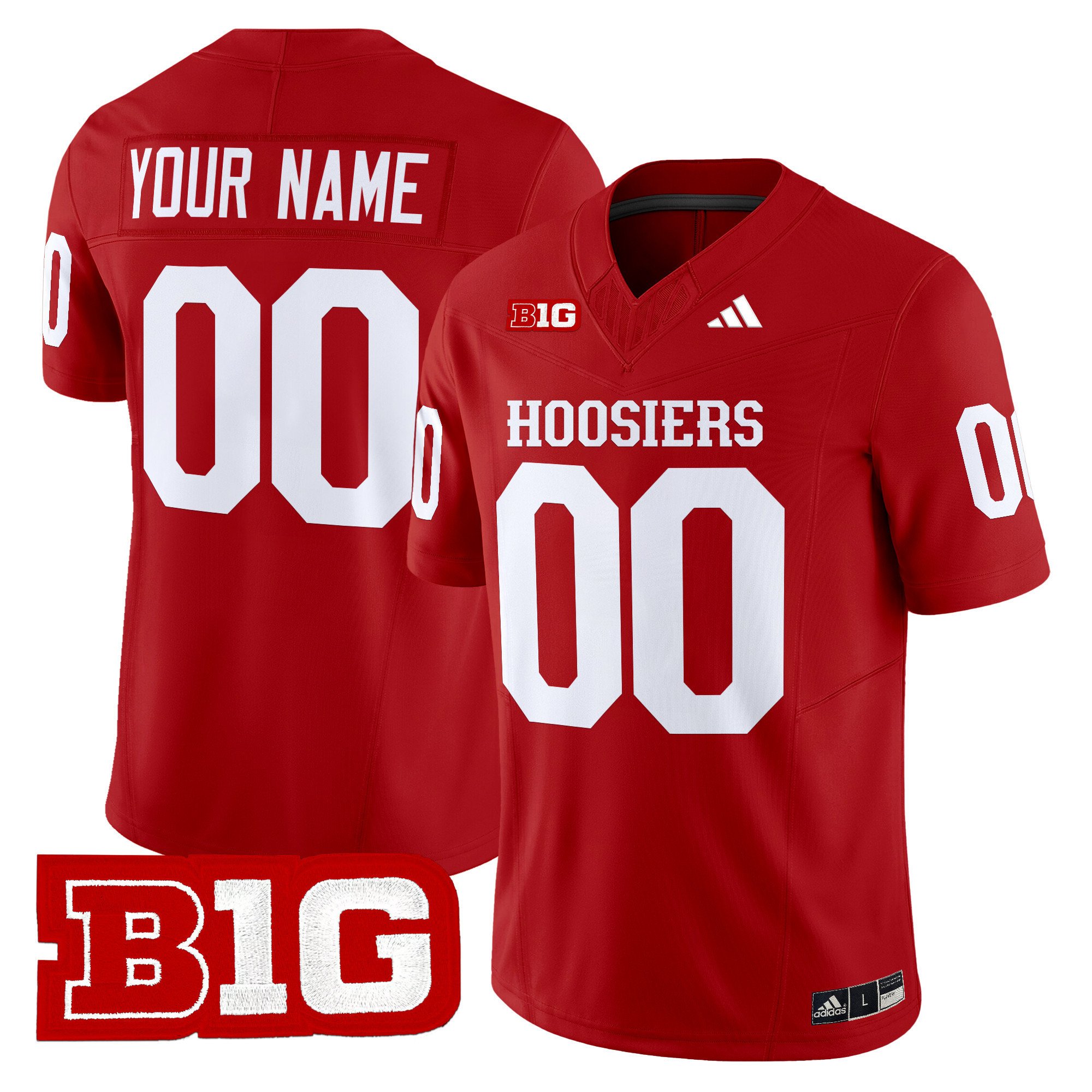 Indiana Hoosiers 2025 Vapor Limited Custom Jersey – All Stitched
