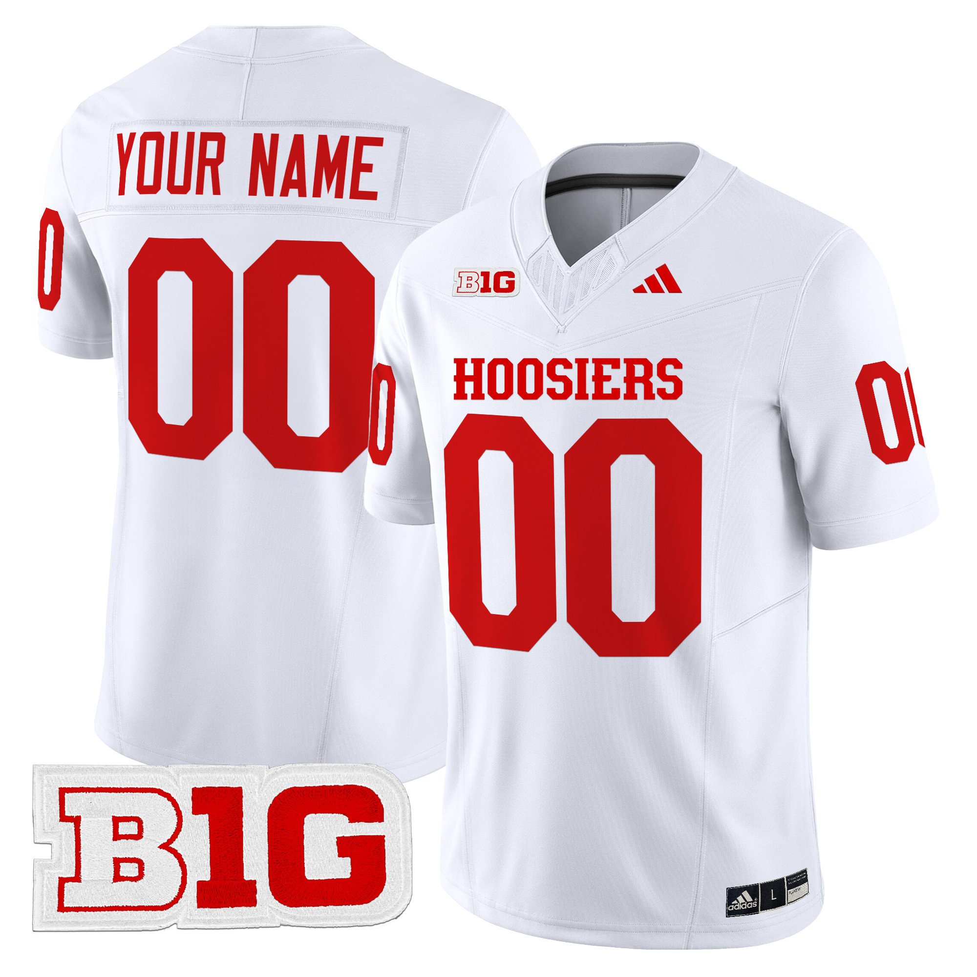 Indiana Hoosiers 2025 Vapor Limited Custom Jersey – All Stitched