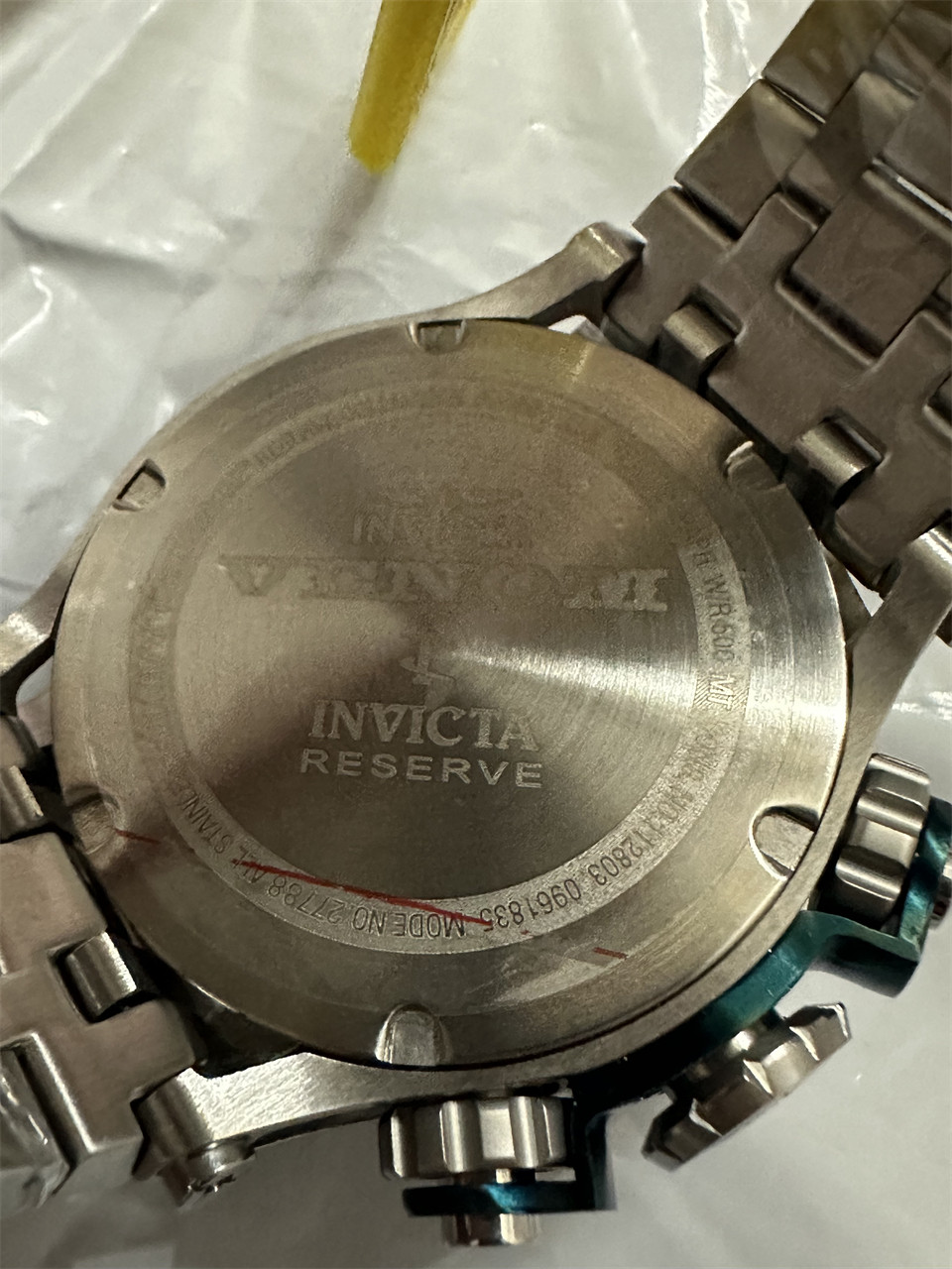 Invicta Green Dial Chronograph - Invicta Reserve Green Dial Steel - Image 3