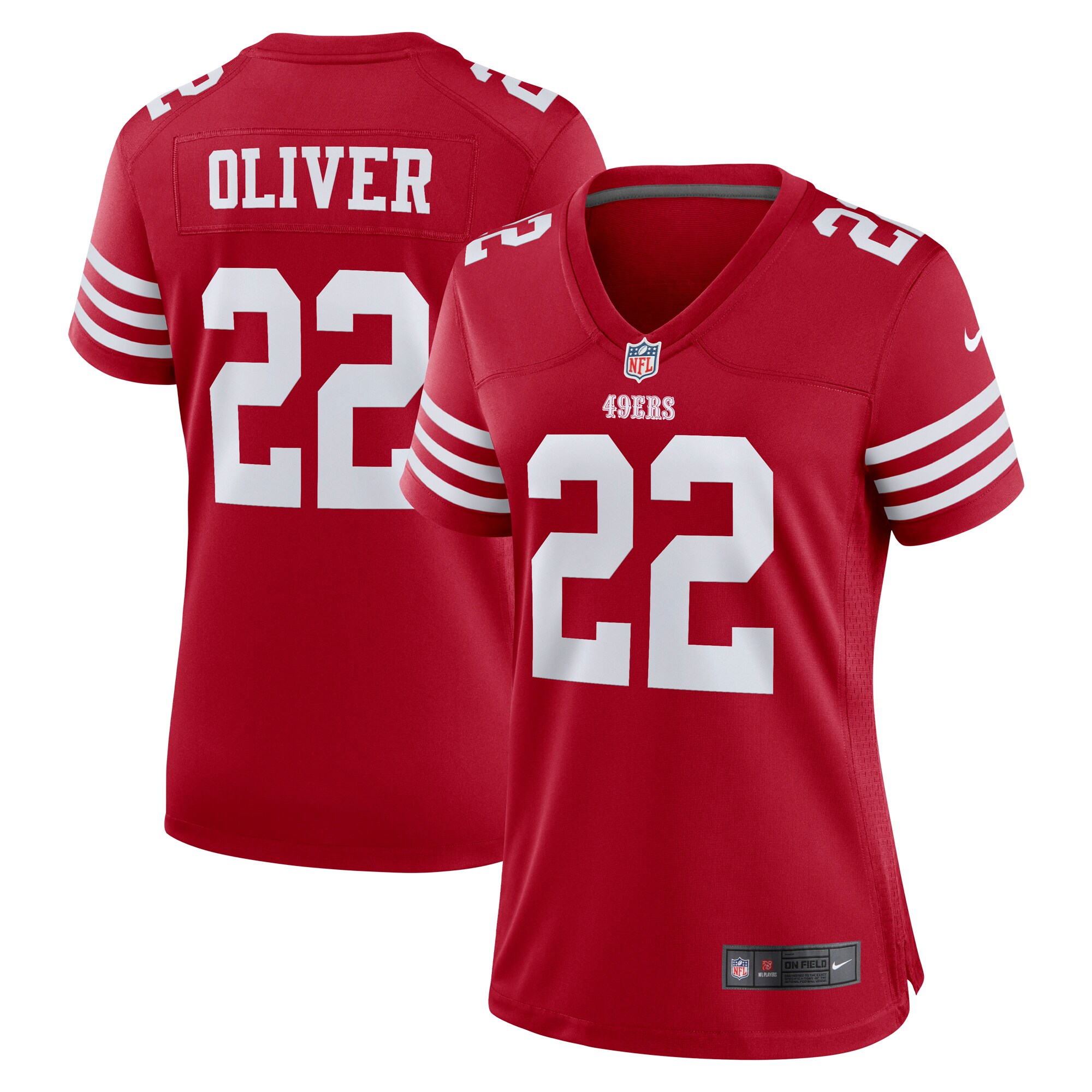Isaiah Oliver San Francisco  Nike Women's Nike Women's All Player Jersey - Scarlet