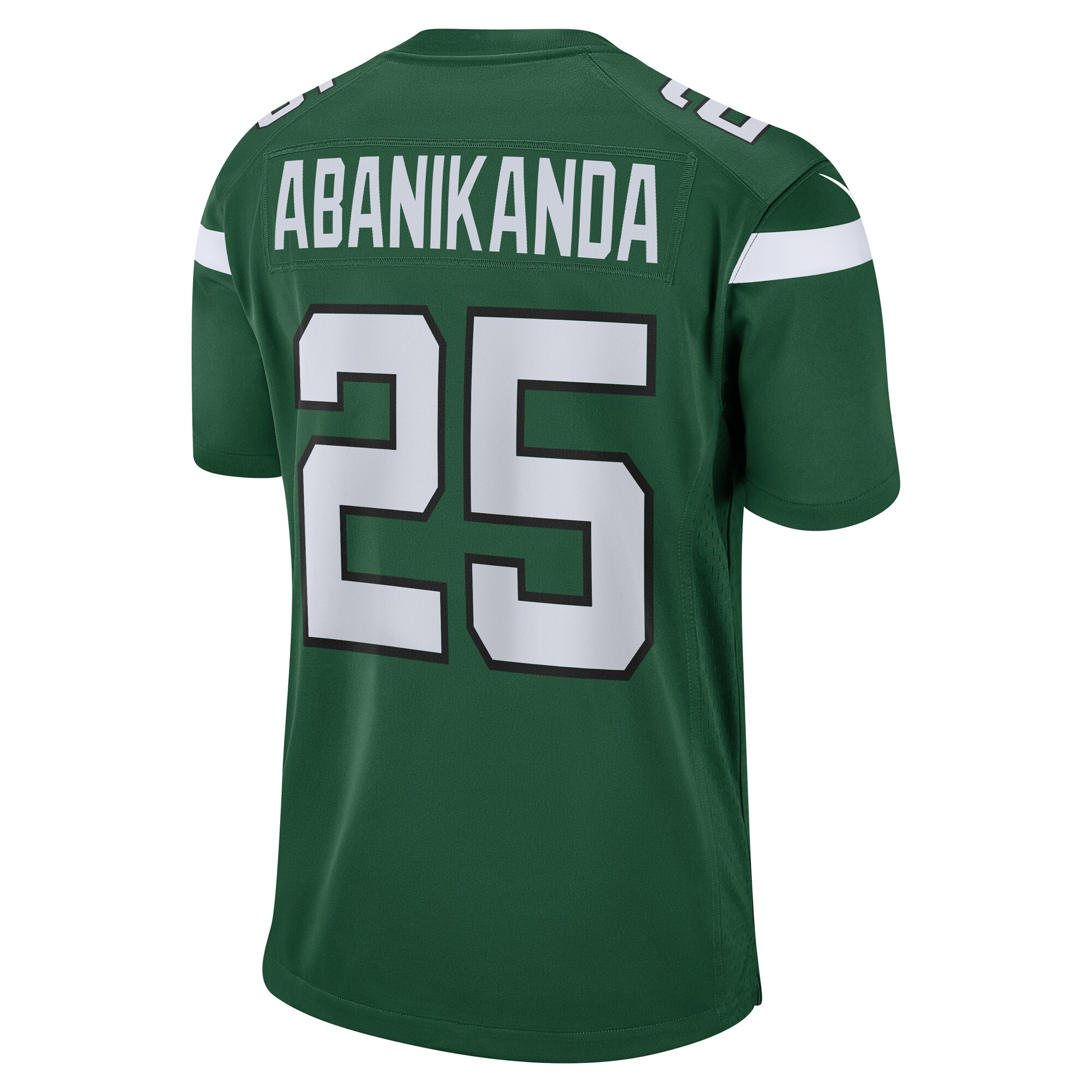 Israel Abanikanda New York Jets Nike  Game Jersey - Gotham Green